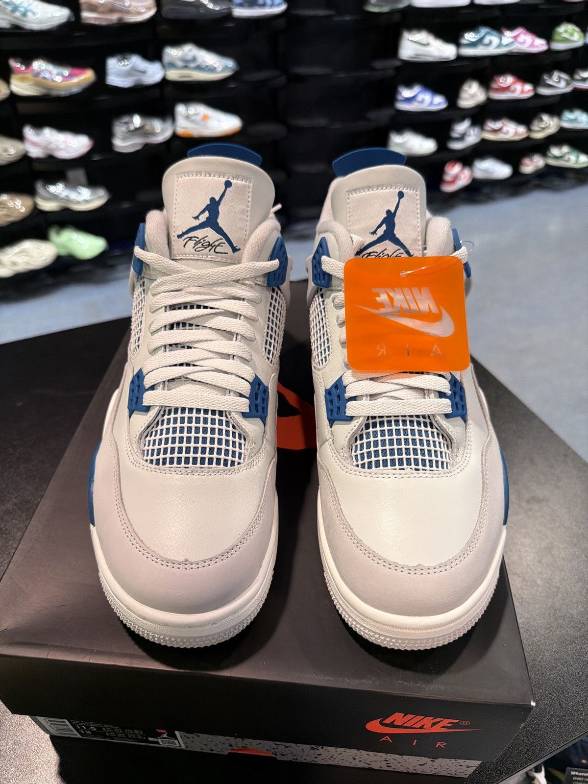 Jordan Brand Jordan 4 Military Blue Size-11.5 Brand New Quick Shipping Size US 11.5 / EU 44-45 - 2 Thumbnail