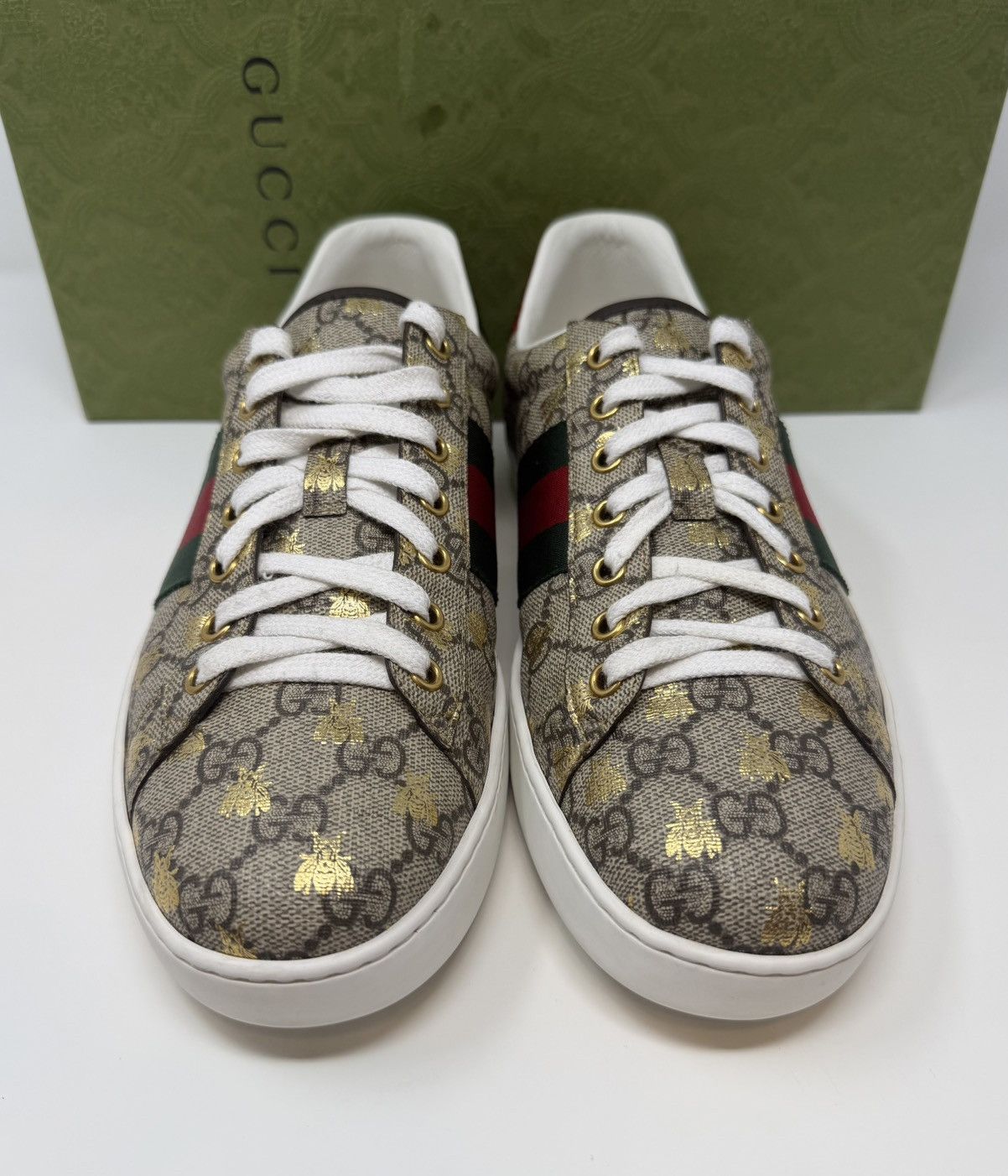 Gucci Gucci Ace GG Supreme Bees Sneaker Size US 10 / EU 43 - 2 Thumbnail