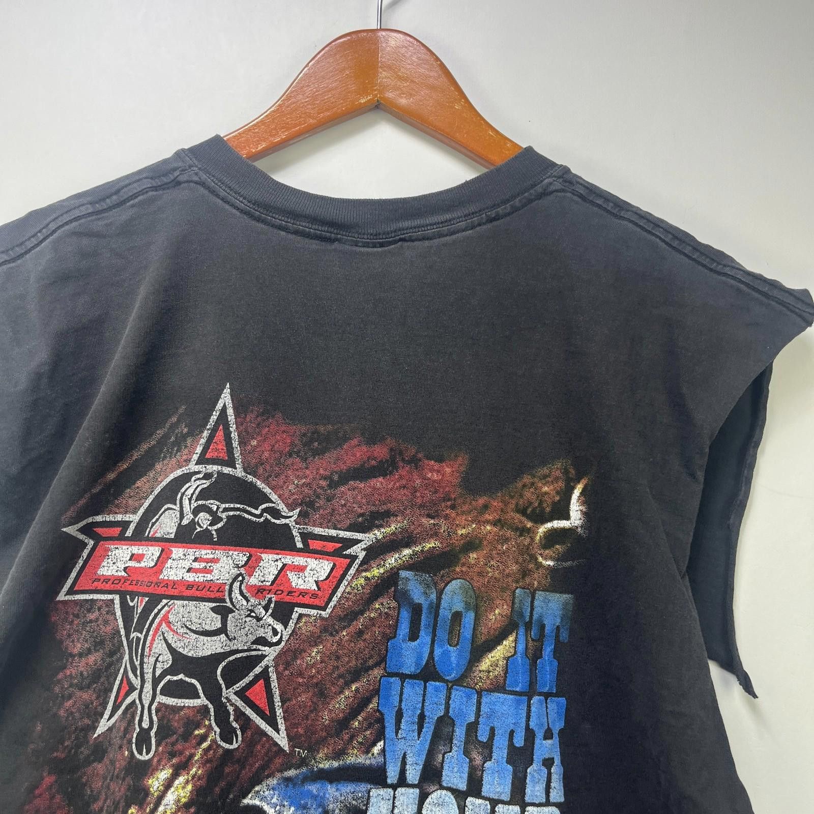 Wrangler Vintage 90s Wrangler Cowboy Sleeveless Shirt Large Size US L / EU 52-54 / 3 - 2 Thumbnail