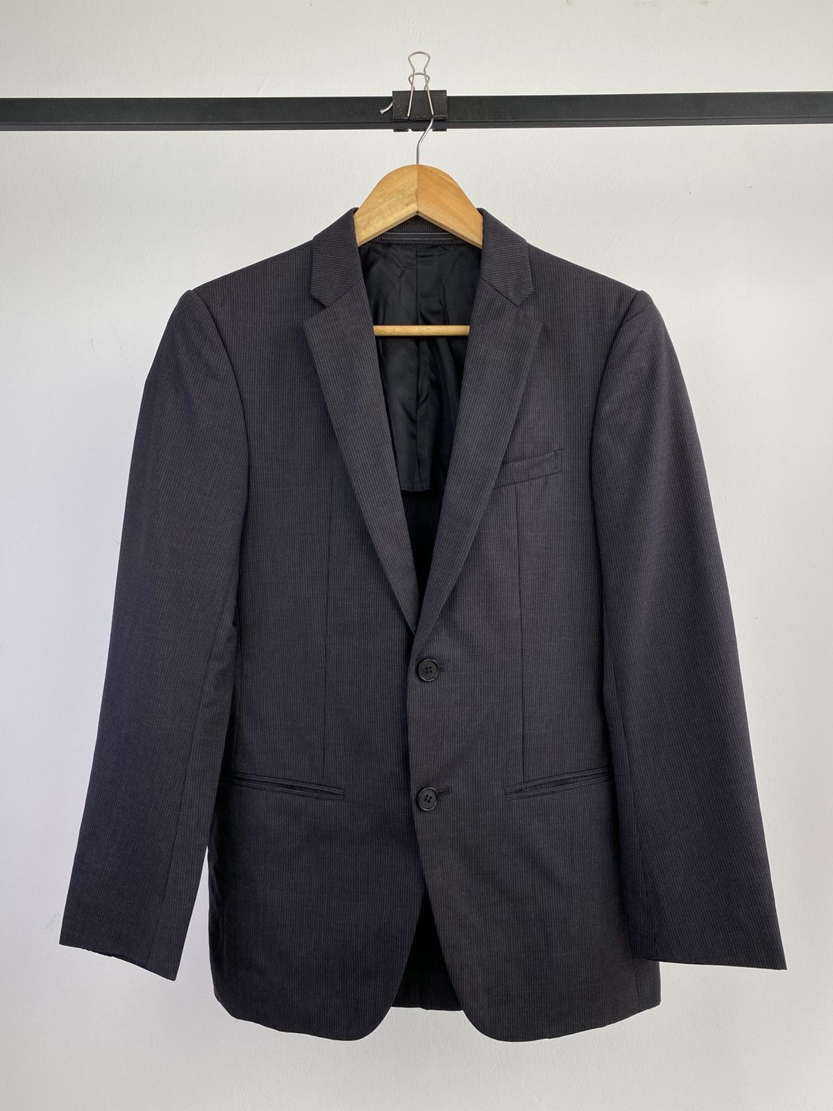 Neil Barrett 2000’s Neil Barrett Pinstripe Cropped Blazer Jacket Size US M / EU 48-50 / 2 - 1 Thumbnail