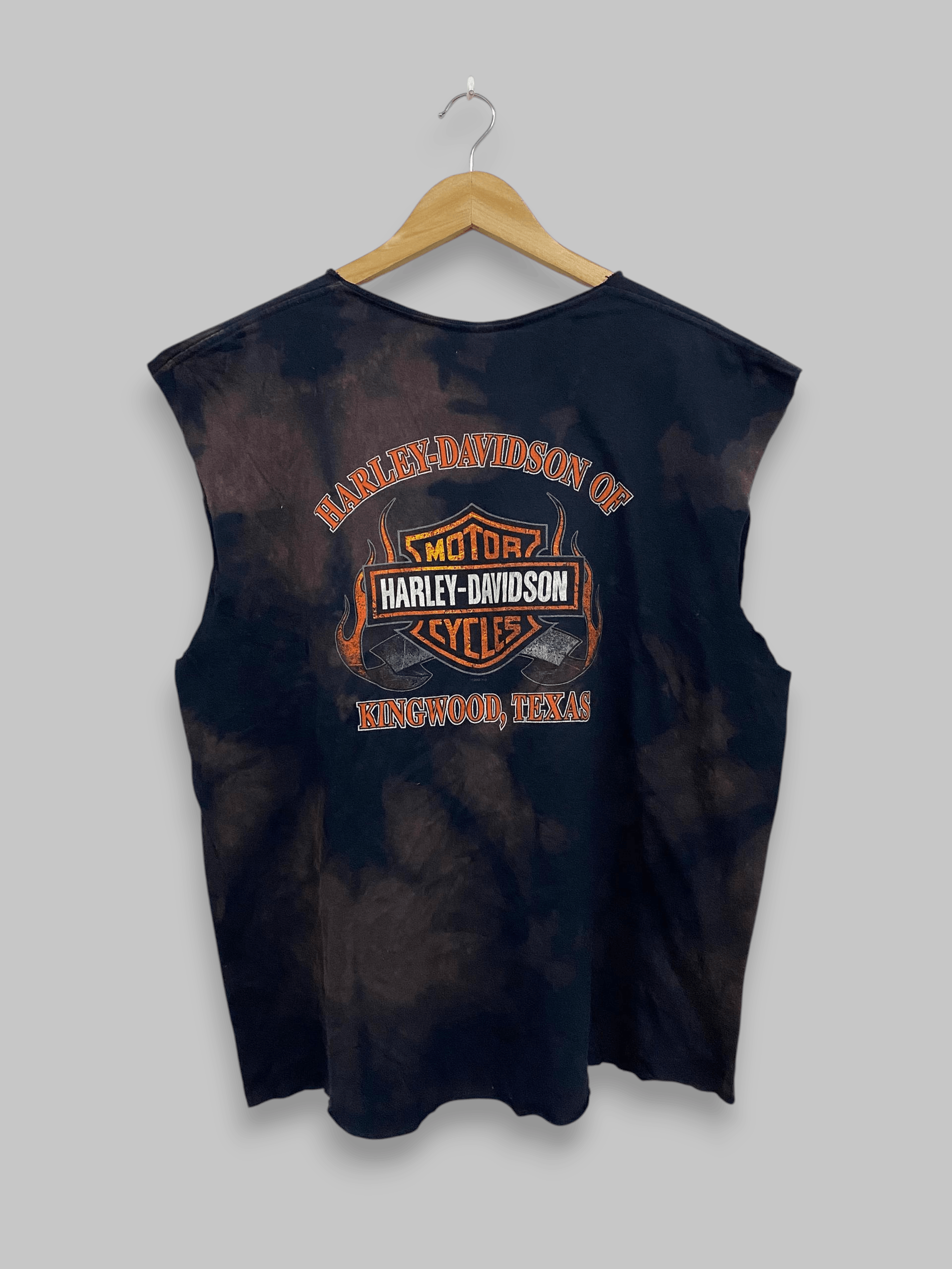 Harley Davidson VTG Harley Davidson sleeveless disstressed tee Size US XL / EU 56 / 4 - 2 Thumbnail