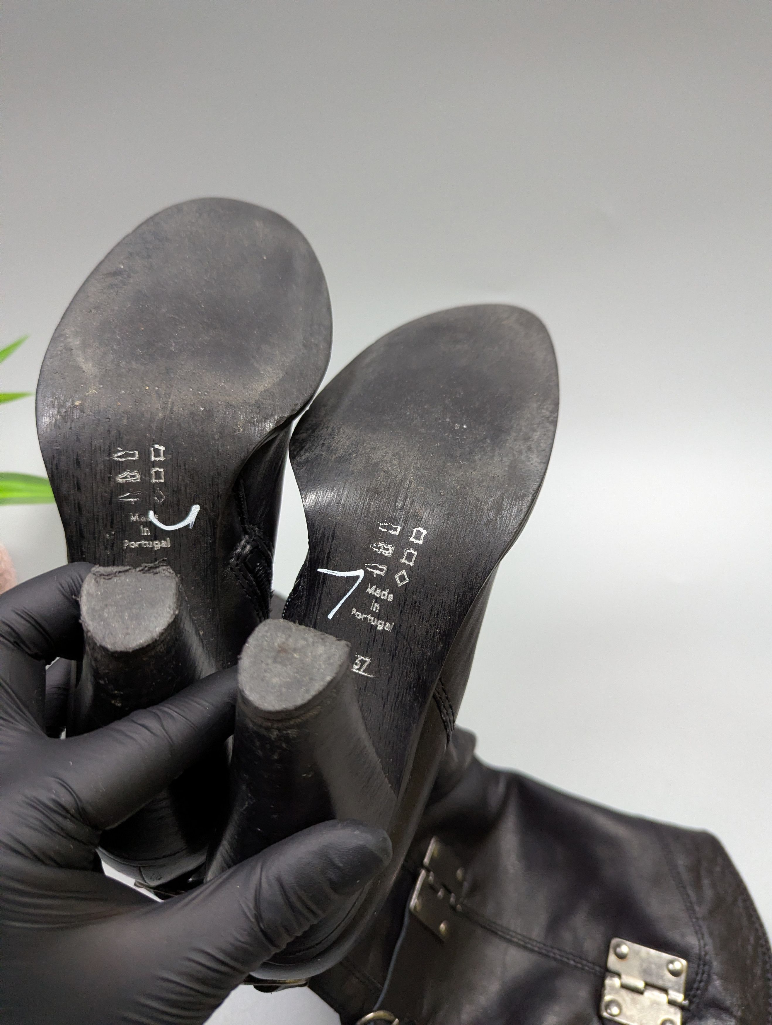 Vintage Vintage Black Leather Tall Boots Women’s EU 37 US 6.5 Size US 7 / IT 37 - 12 Thumbnail