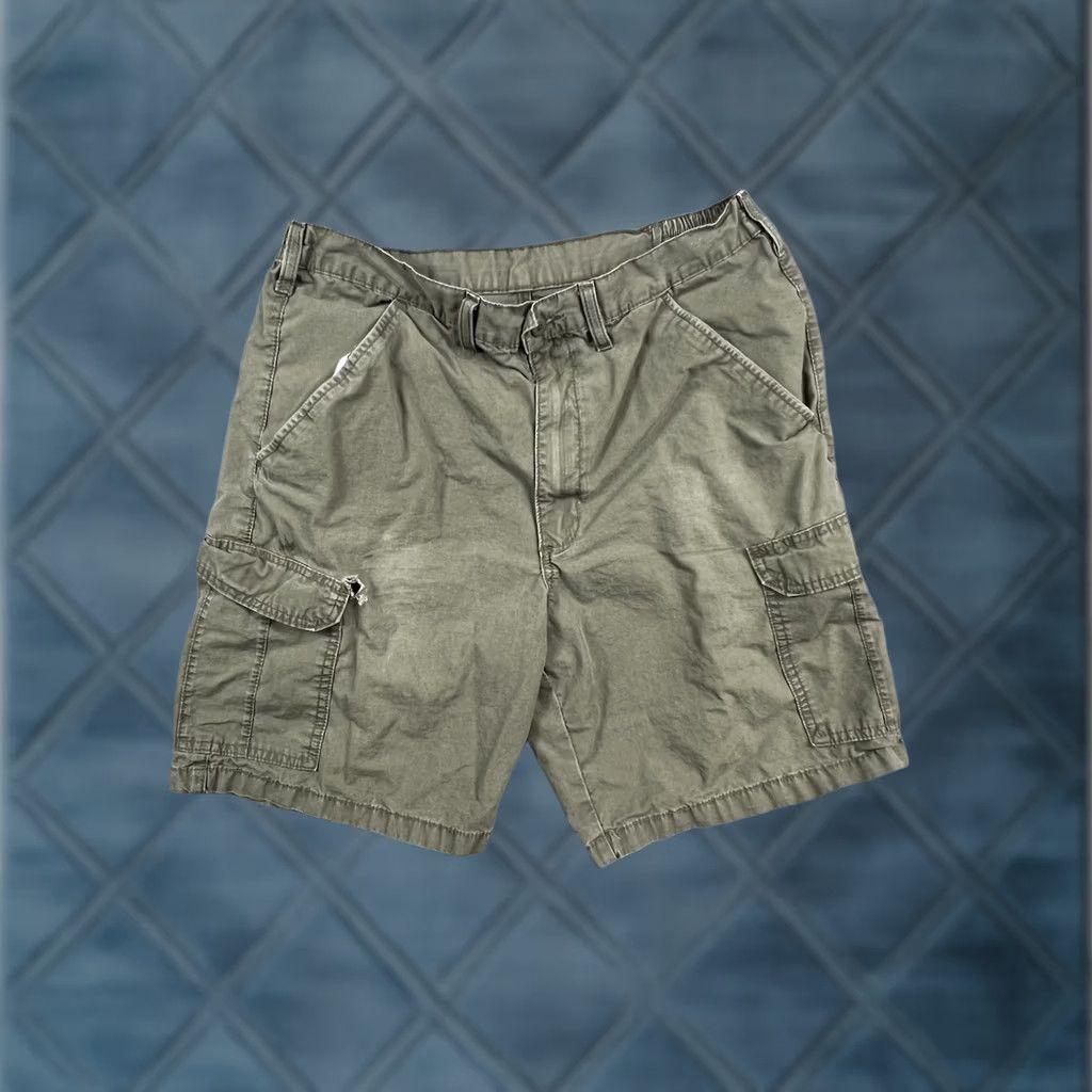 Wrangler VINTAGE Wrangler Authentic Issue Men Cargo Short Olive Green Outdoors/User 36 Inseam 11 Pockets Cargo Mens Size US 36 / EU 52 - 1 Thumbnail