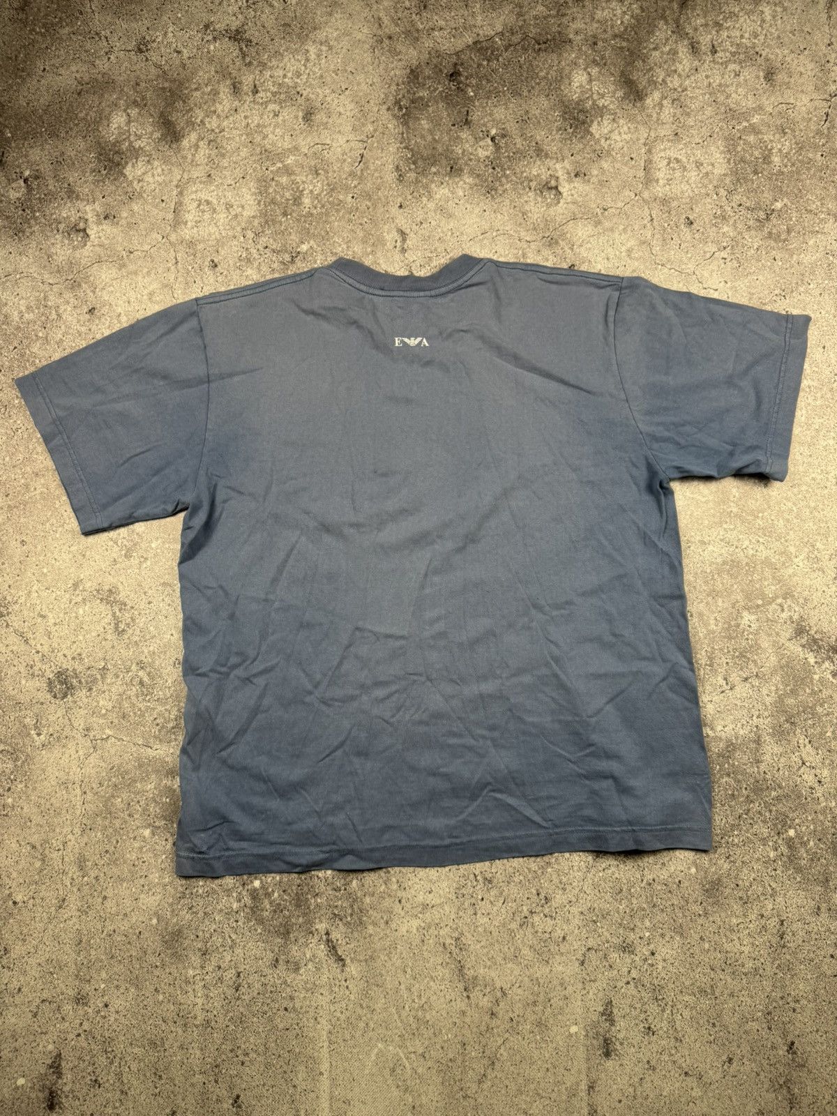 Emporio Armani × Japanese Brand × Vintage Vintage Emporio Armani Crazy faded distressed centre logo Size US L / EU 52-54 / 3 - 4 Thumbnail