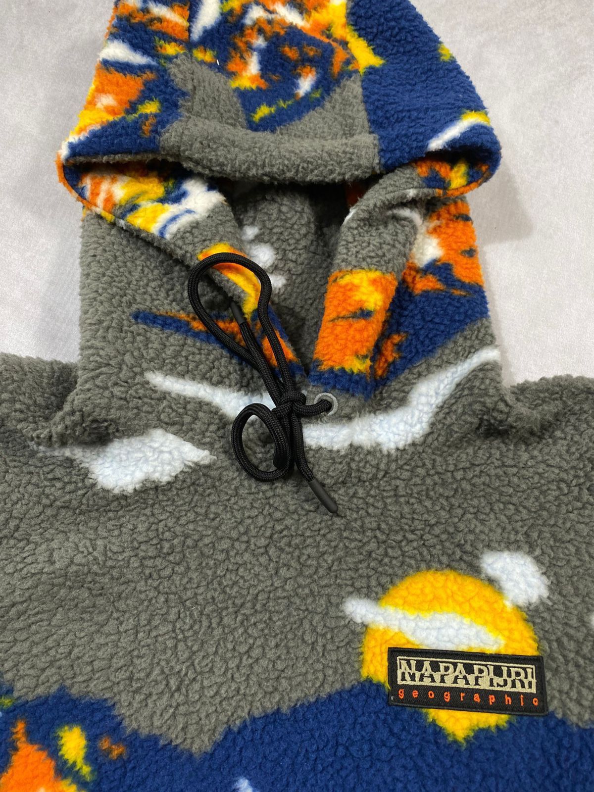 Napapijri Fleece hoodie napapijri AOP Size US L / EU 52-54 / 3 - 4 Thumbnail