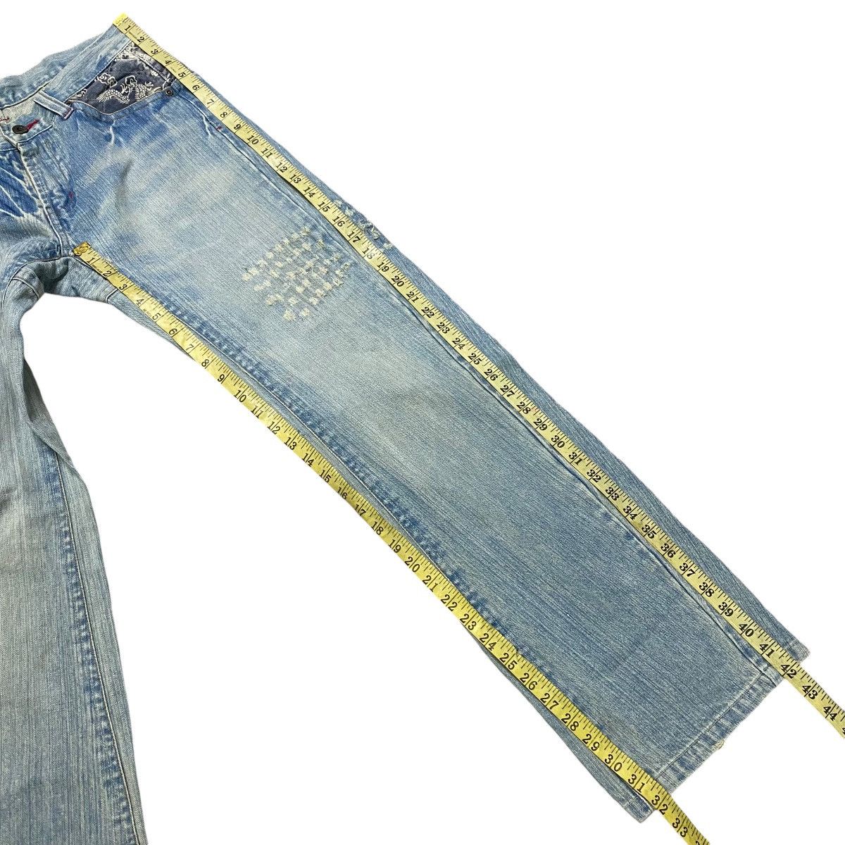 Vintage Ezaki Shoji Denim Dragon Jeans Size US 33 - 17 Thumbnail