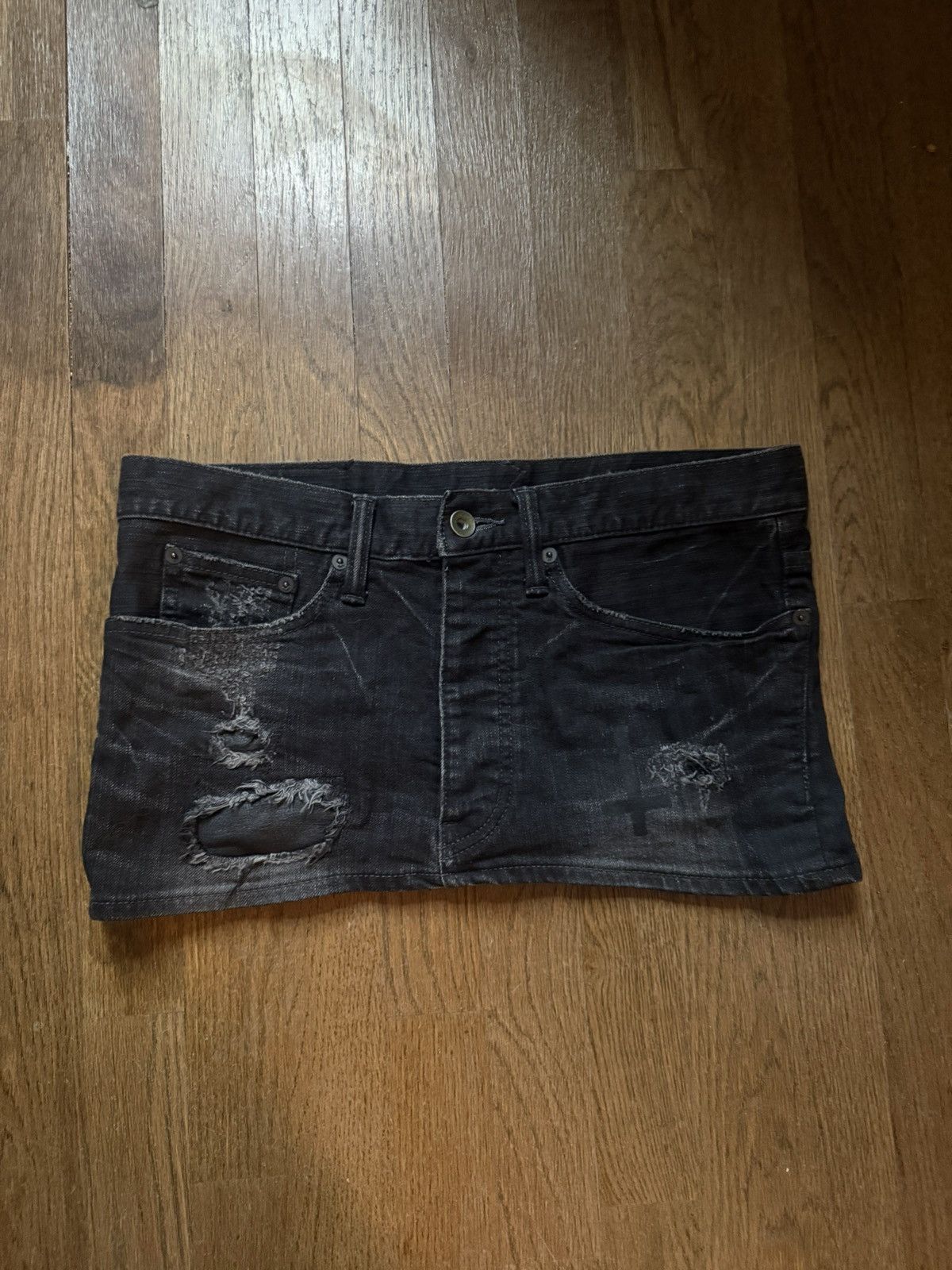 Le Grande Bleu (L.G.B.) LGB denim skirt Size 25" / US 0 / IT 36 - 2 Thumbnail