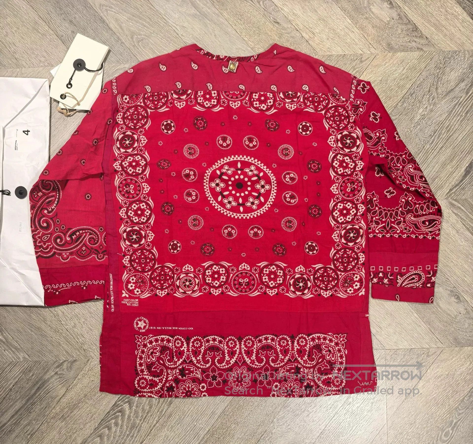 Visvim visvim kerchief tunic vintage bandana shirt. Size XS / US 0-2 / IT 36-38 - 3 Thumbnail
