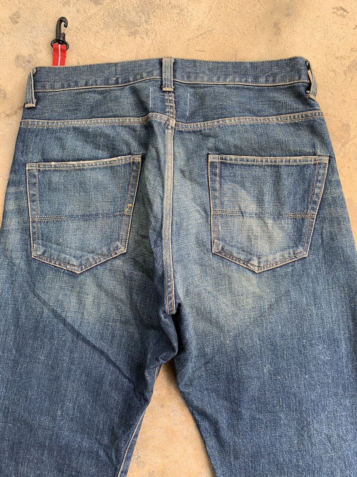 Japanese Brand × WHIZ LIMITED Whiz Limited Redline Selvedge distressed denim Size US 36 / EU 52 - 15 Thumbnail