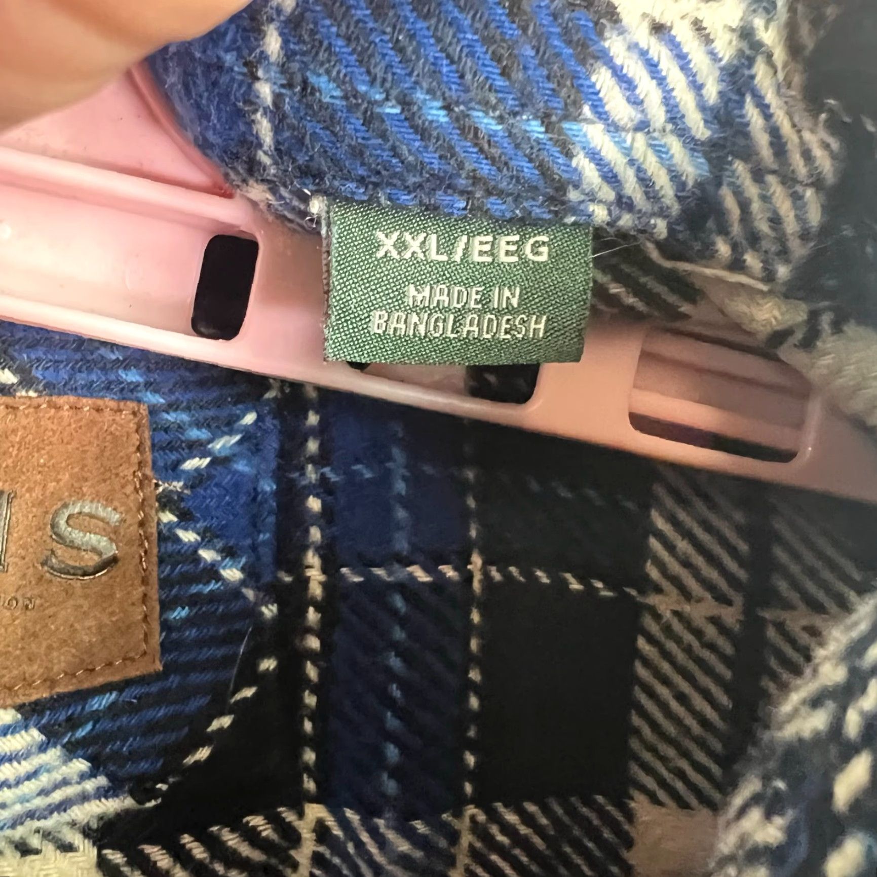 Orvis Orvis Shirt Plaid Flannel Button-Up Mens 2XL Blue Long Sleeve Pockets Casual, Workwear, Travel Size US XXL / EU 58 / 5 - 6 Thumbnail