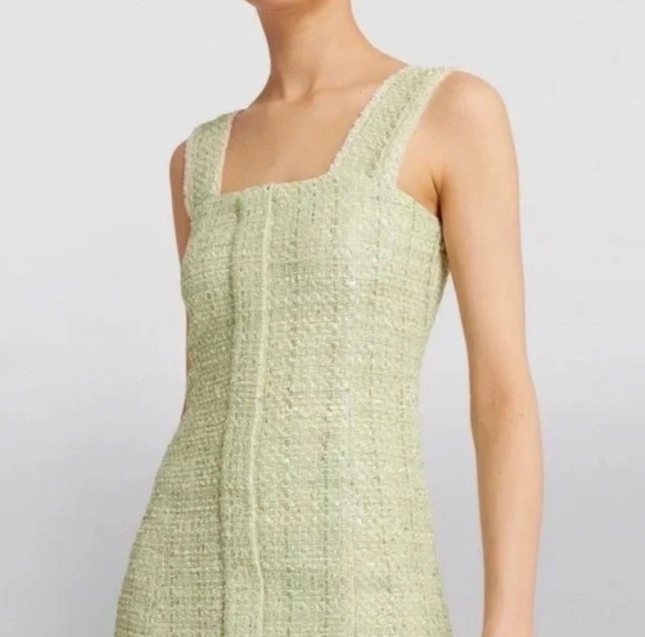 House of Harlow House of Harlow 1960 Green Tweed A-Line Mini Dress Size XL / US 12-14 / IT 48-50 - 6 Thumbnail