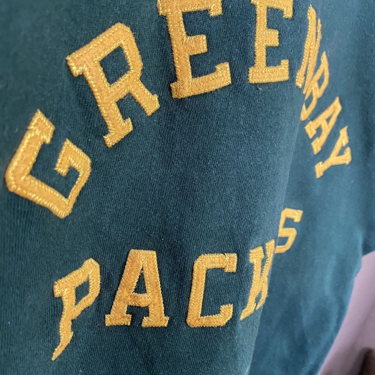 Ebbets Field Flannels Vintage 90s NFL Green Bay Packers Spellout Sweatshirt Size US S / EU 44-46 / 1 - 2 Thumbnail