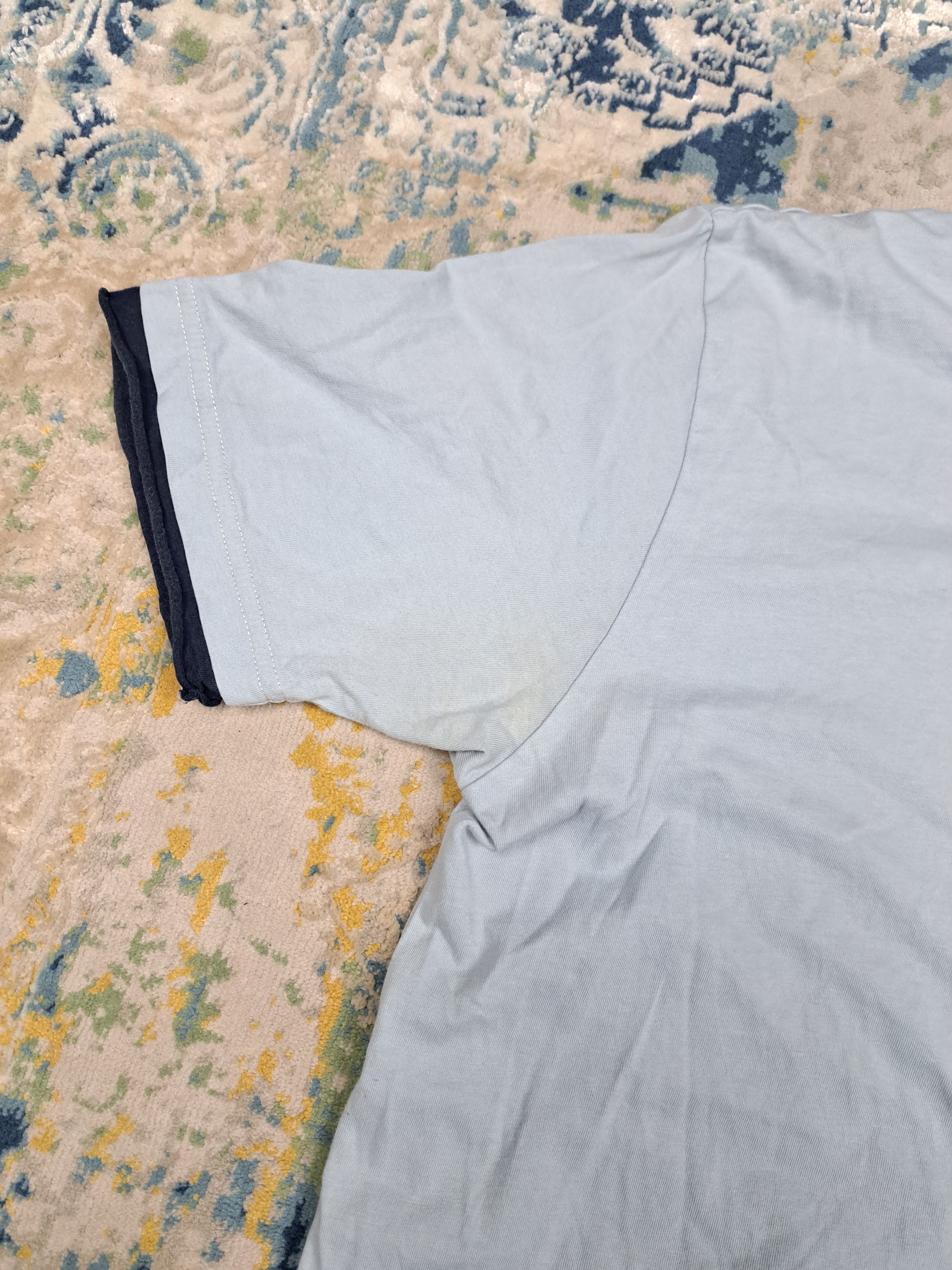 Yves Saint Laurent Vintage 90s YSL Pour Homme Baby Blue Polo Shirt Luxury Size US M / EU 48-50 / 2 - 7 Thumbnail