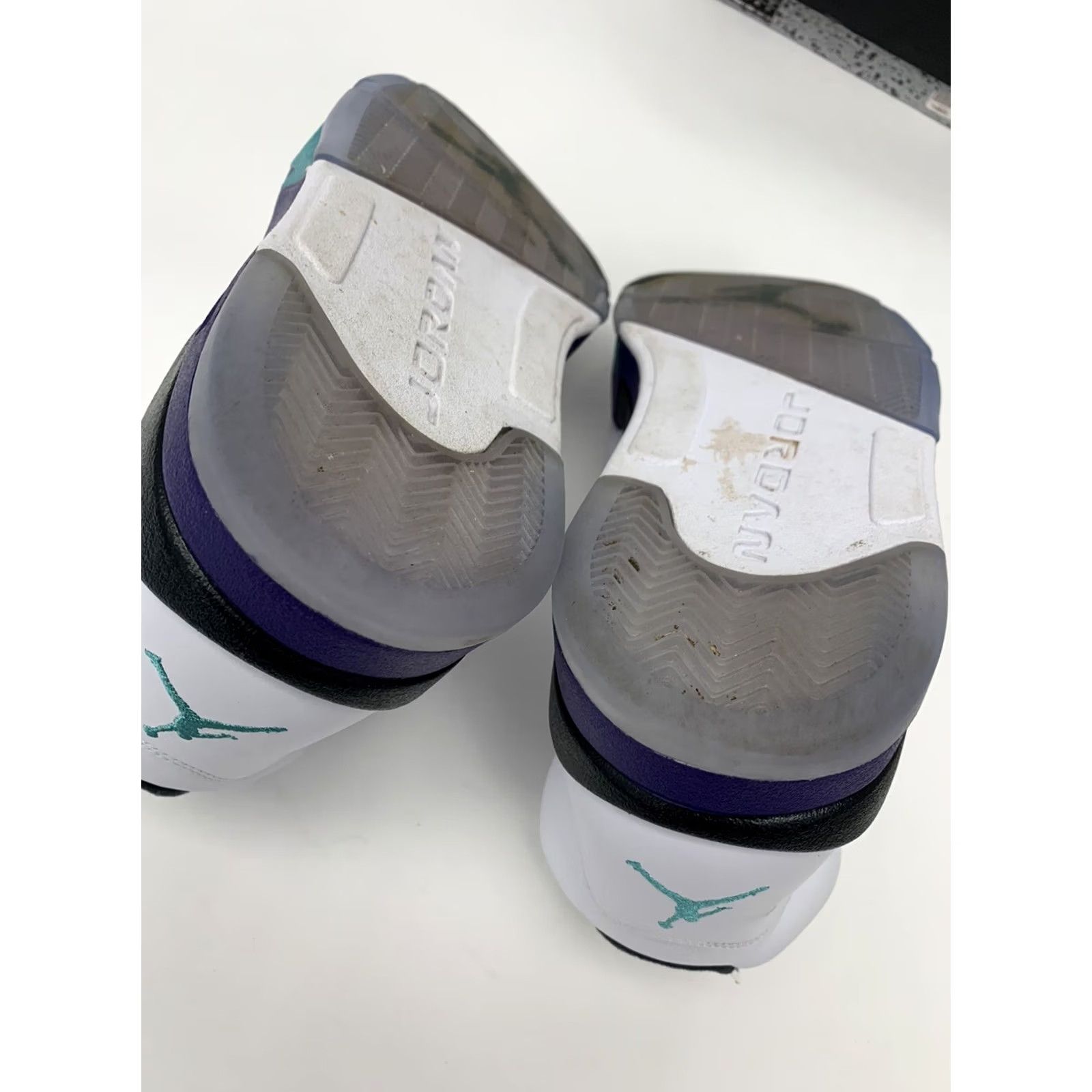 Jordan Brand Nike Air Jordan Retro 5 Grape 2013 Size 14 Michael Jordan With Box Size US 14 / EU 47 - 6 Thumbnail