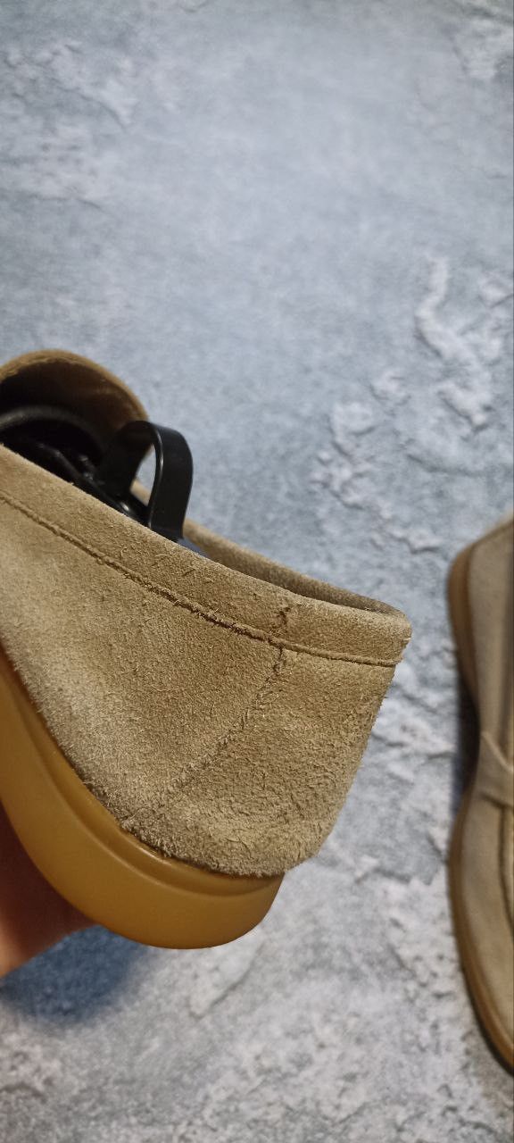 Loro Piana Loro Piana Beige Suede Summer Charms Walk Slip On Loafers Size US 9 / IT 39 - 8 Thumbnail