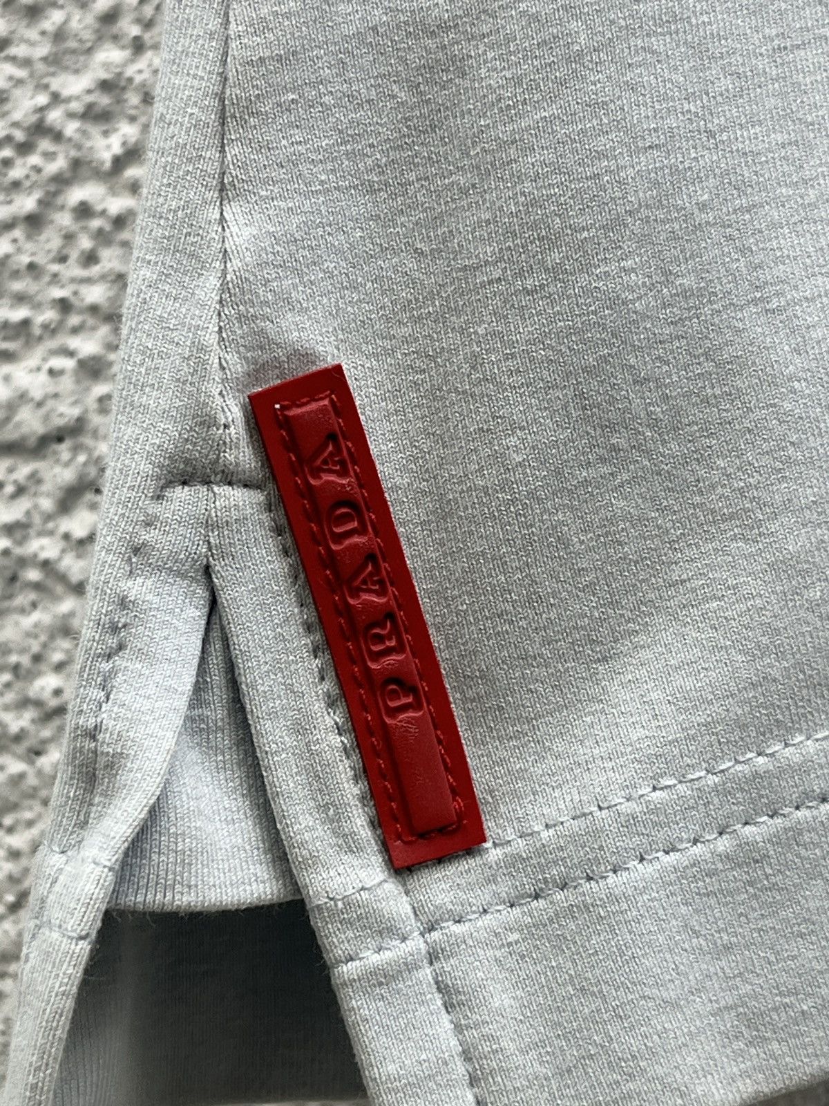 Prada Prada Linea Rossa Soft Blue Half Zip Polo Size S / US 4 / IT 40 - 6 Thumbnail