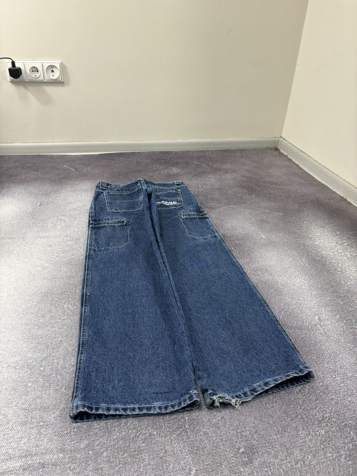 Other Vintage Bronx Clothing Y2K Skate Hype Blue Denim Baggy Jeans Size US 28 / EU 44 - 3 Thumbnail