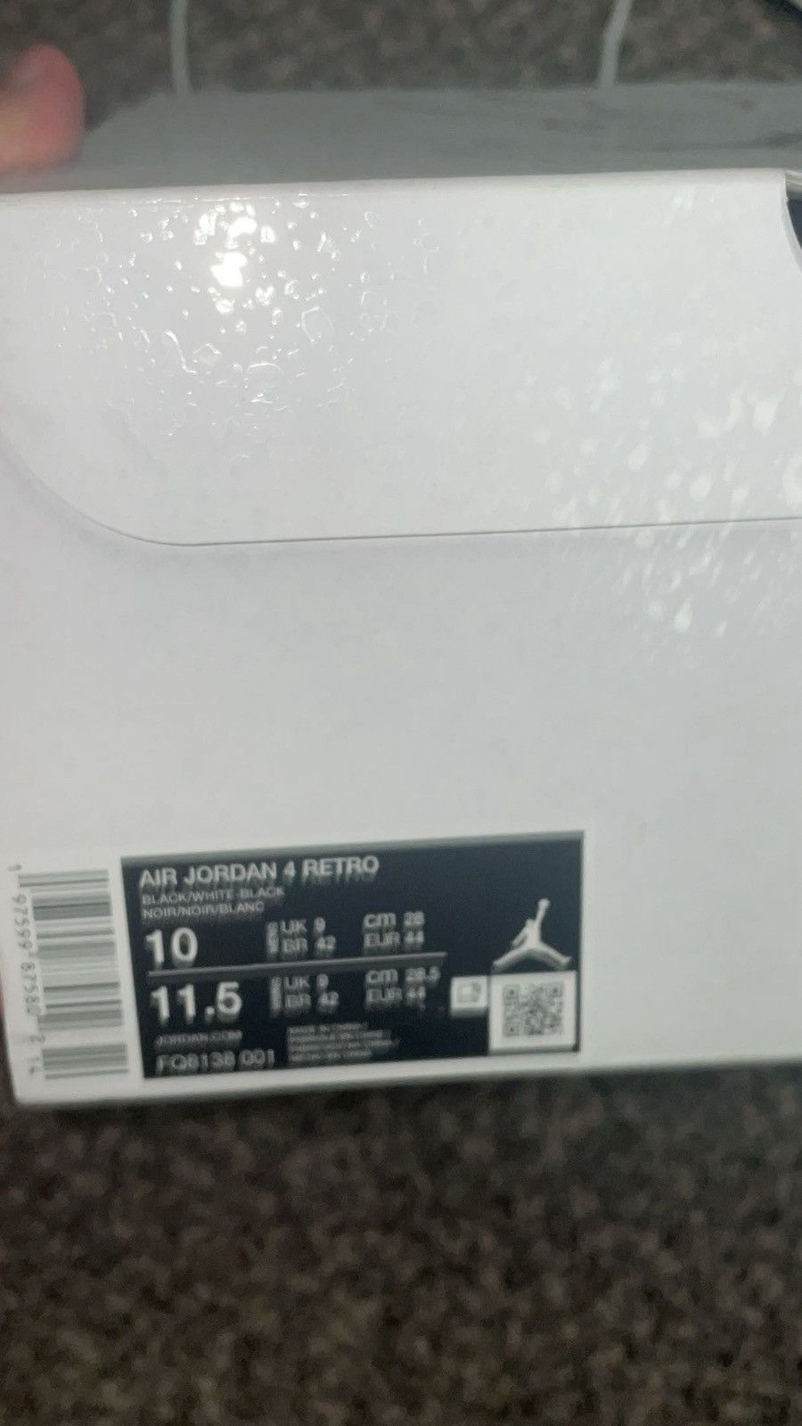 White thunders Jordan 4s