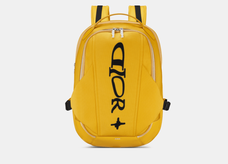 Dior o1w1db11025 1LHBA2 Size : OS / Zipped Backpack in Yellow Size ONE SIZE - 1 Thumbnail