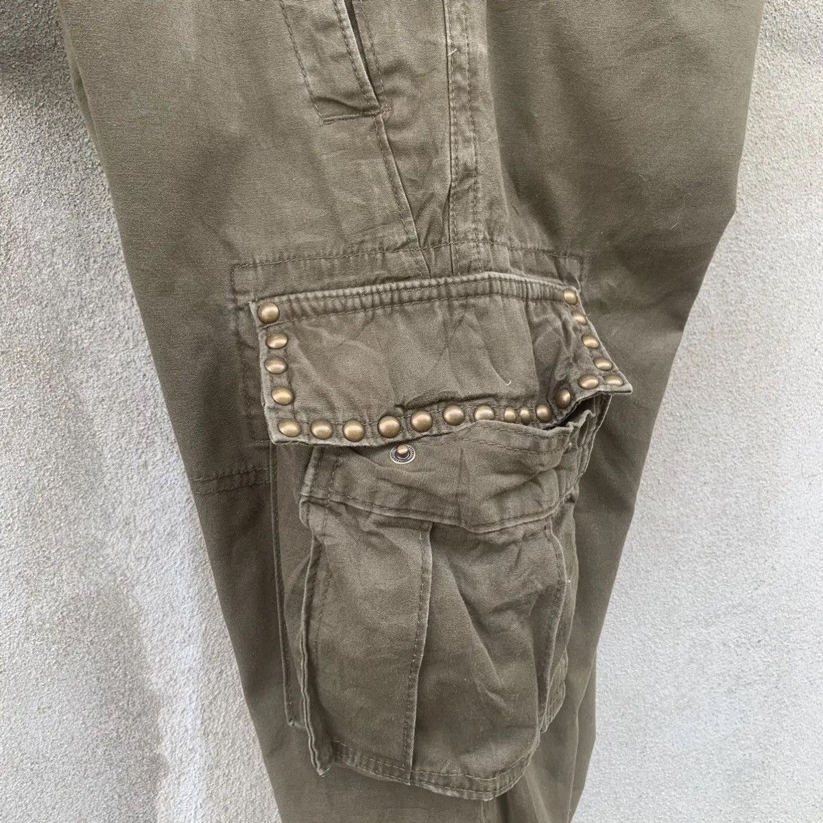 semanticdesign SEMATIC DESIGN🔥30x33 STUDDED BIGPOCKET TROUSERS CARGO PANTS Size US 30 / EU 46 - 16 Thumbnail