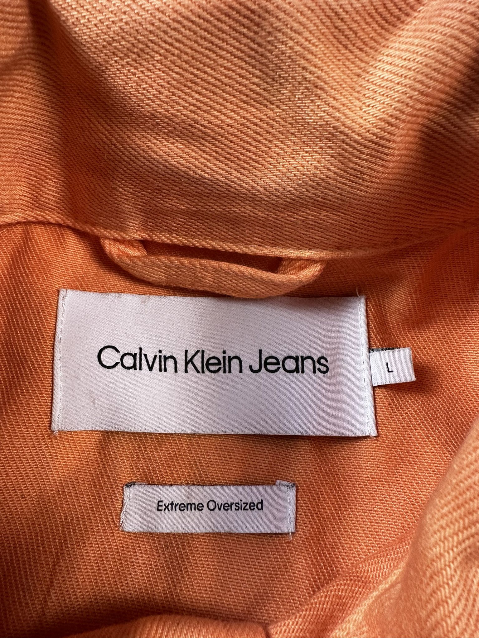 Calvin Klein Calvin Klein Waxed Denim Paint Trucker Jacket Size US L / EU 52-54 / 3 - 10 Thumbnail
