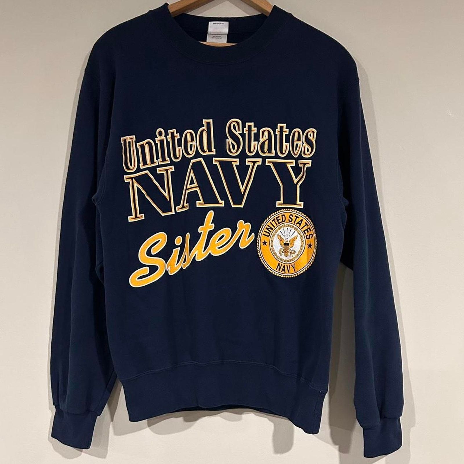 Other Vintage United States Navy Sister Crewneck Sweater Size S / US 4 / IT 40 - 1 Thumbnail