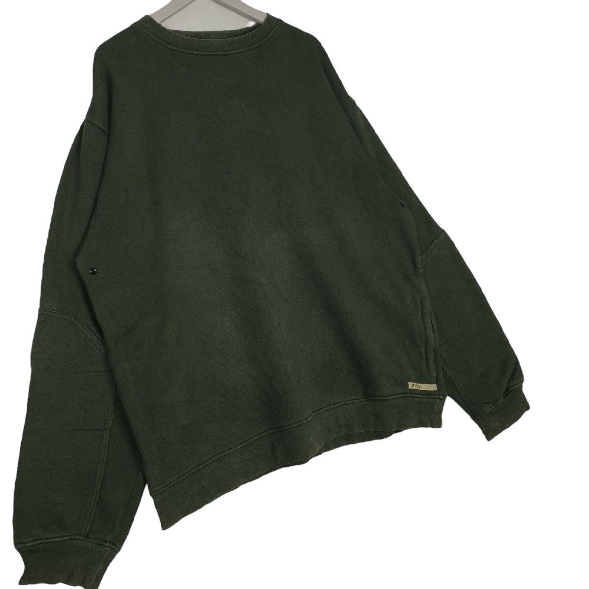 Other Vintage Stussy Crewneck Sweatshirt Green Pullover Size XL Size US XL / EU 56 / 4 - 3 Thumbnail