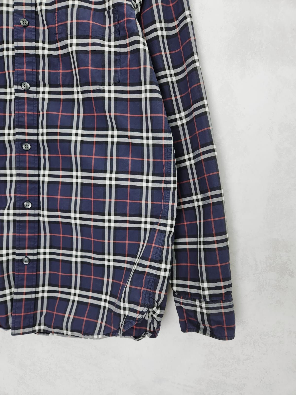 Burberry Burberry Checkered Blue Shirt Size US M / EU 48-50 / 2 - 3 Thumbnail
