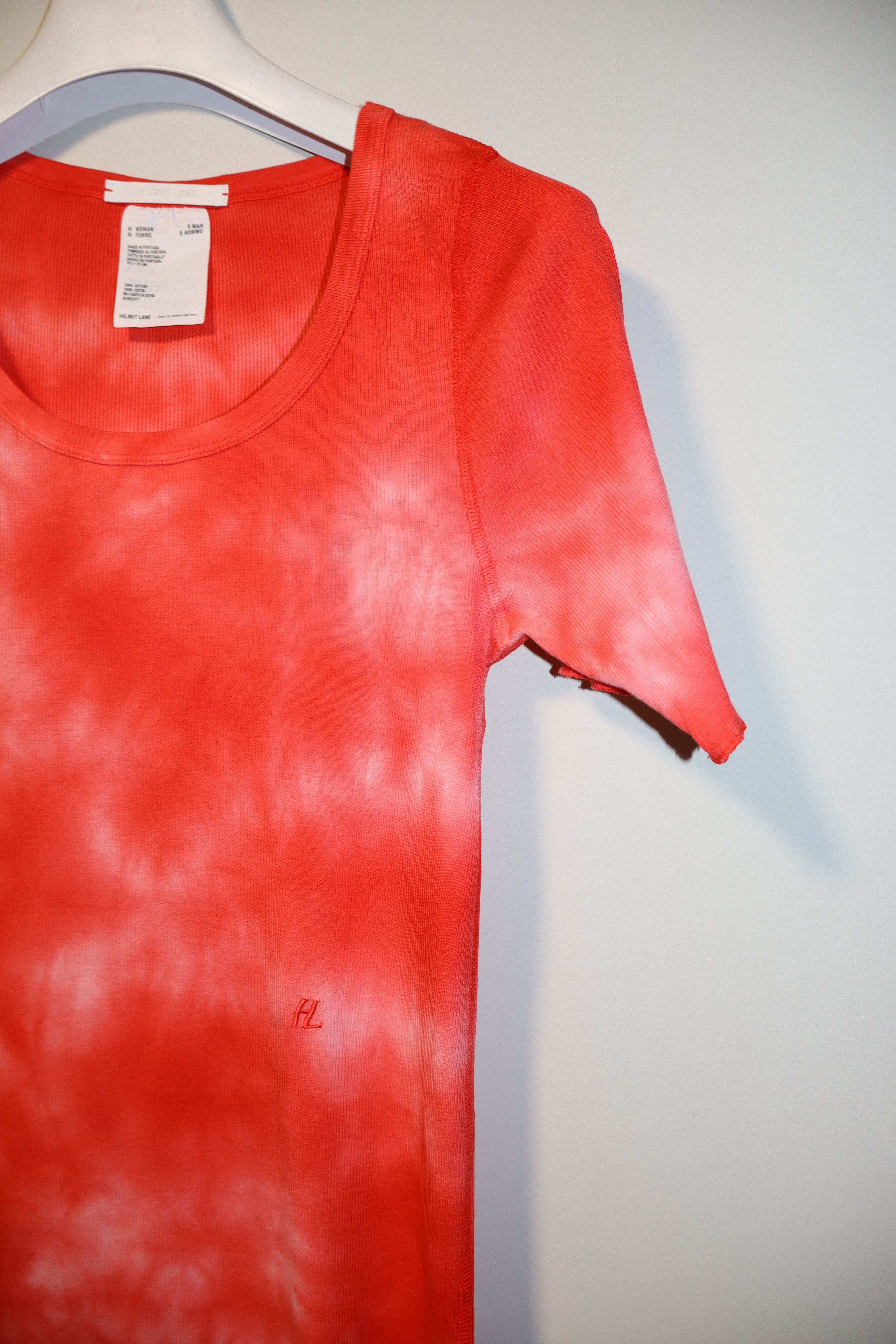 Helmut Lang Bleach effect rib t-shirt Size M / US 6-8 / IT 42-44 - 2 Thumbnail