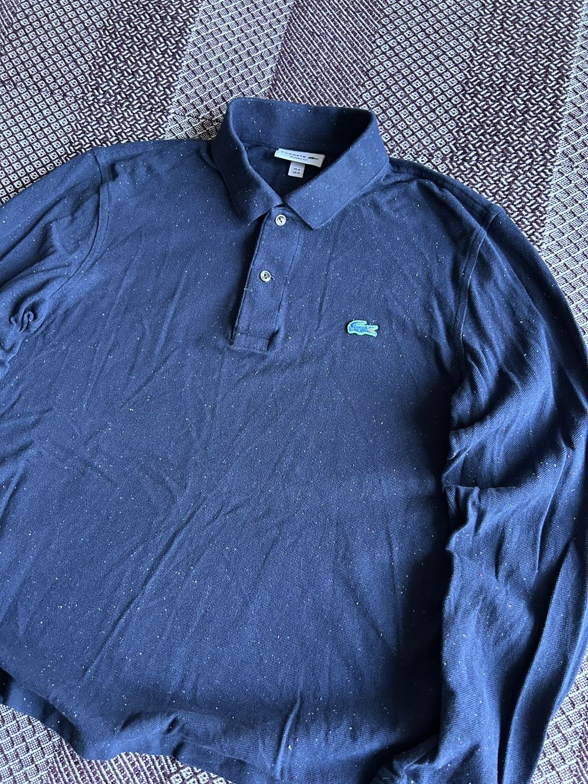Lacoste Lacoste Classic Fit Luxury Style Long Sleeve Shirt Size M Size US M / EU 48-50 / 2 - 5 Thumbnail