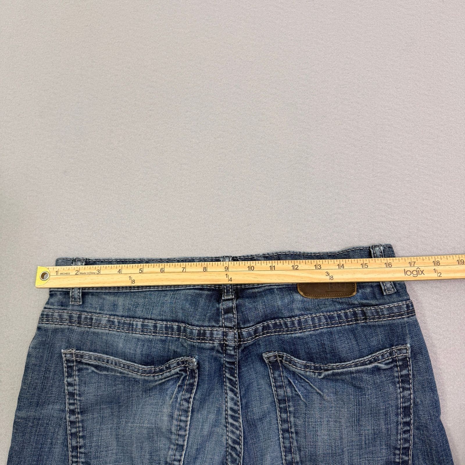 BKE BKE Tyler Straight Jeans Men's 32R (Fits 32x30) Blue Faded Size US 32 / EU 48 - 9 Thumbnail
