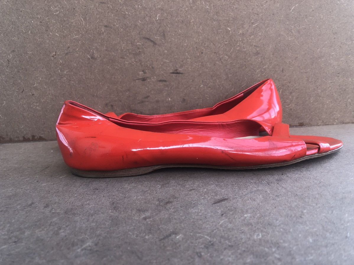 Miu Miu MIU MIU red Flat Leather Shoes Size 40 Size US 9 / IT 39 - 6 Thumbnail