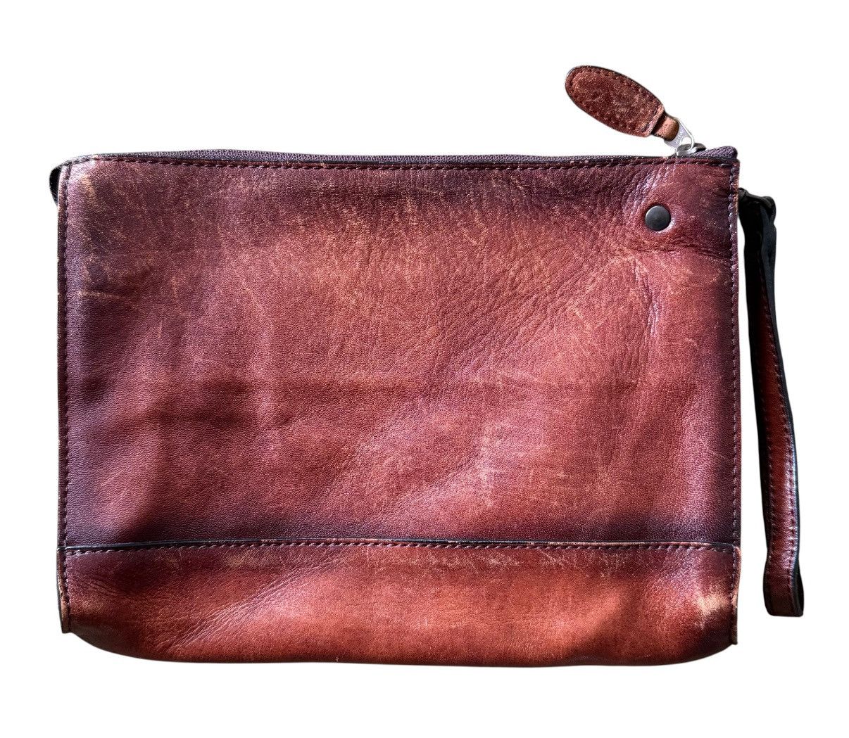 Japanese Brand Lugard G3 Clutch Bag Leather Vintage Size ONE SIZE - 2 Thumbnail