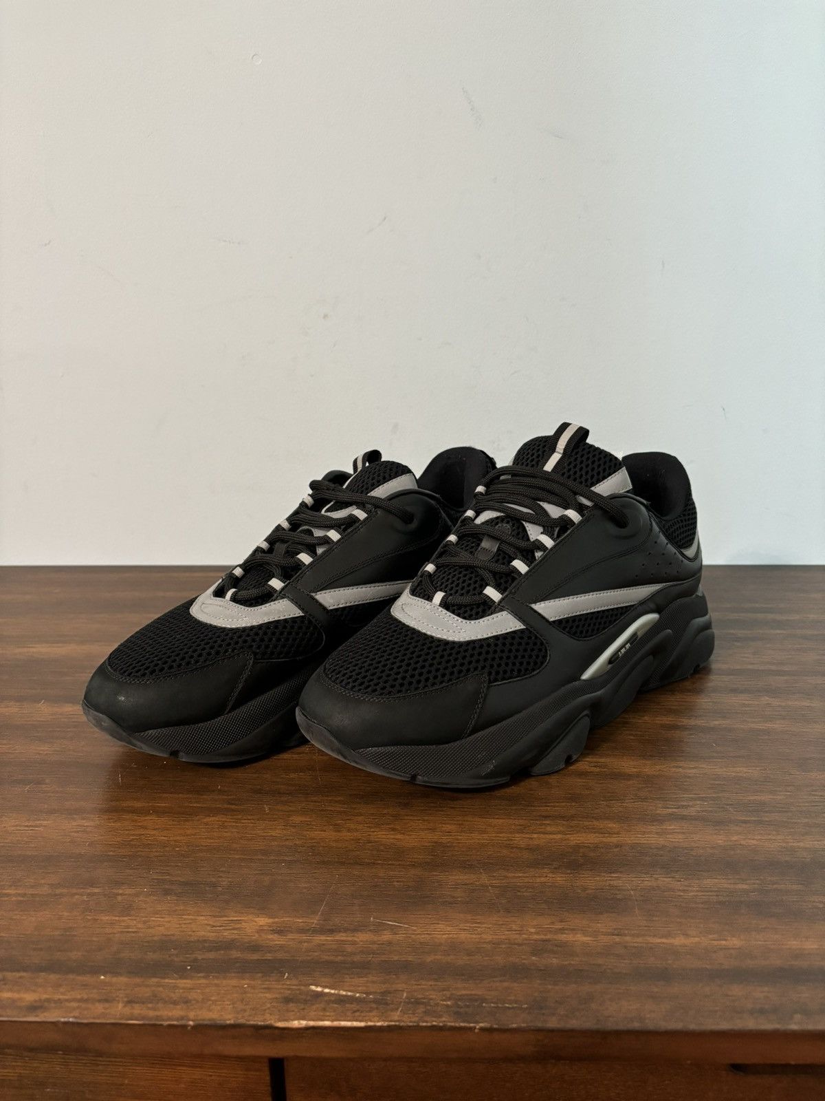 Dior Dior B22 Black Silver Size US 13 / EU 46 - 1 Thumbnail