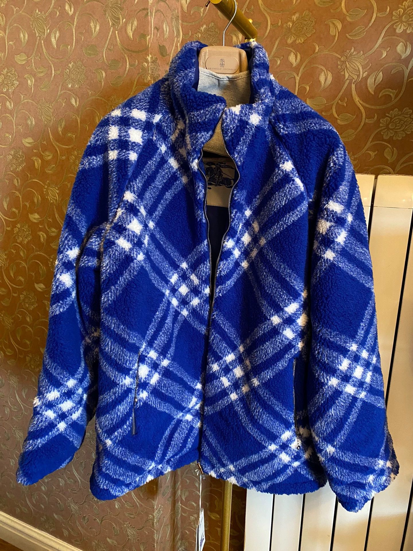 Burberry Burberry Double-Sided Check Blue Waterproof Jacket Size 48 Size US M / EU 48-50 / 2 - 1 Thumbnail