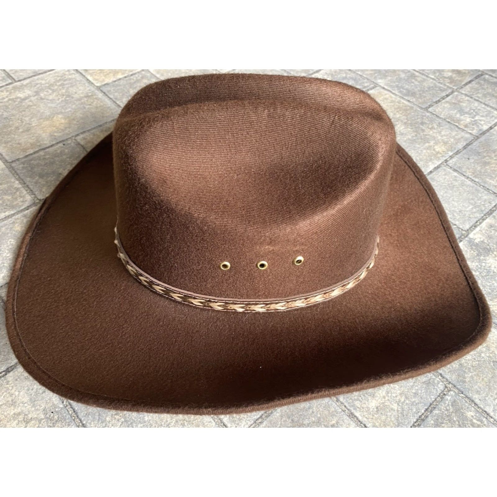 Pigalle Pigalle Cowboy Hat L/XL Unisex Adults Brown Made In Mexico Western 7X XXXXXX 7X Cowboy Hat Mens Womens Girls Boys Size ONE SIZE - 3 Thumbnail