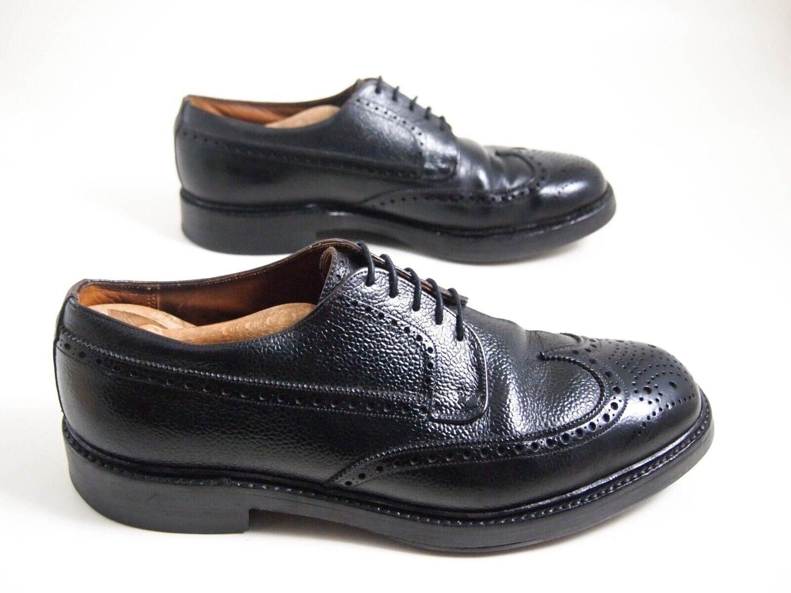Crockett & Jones Crockett Jones Brogues Black Scotchgrain Leather US 9 EU 42 Size US 8 / EU 41 - 4 Thumbnail