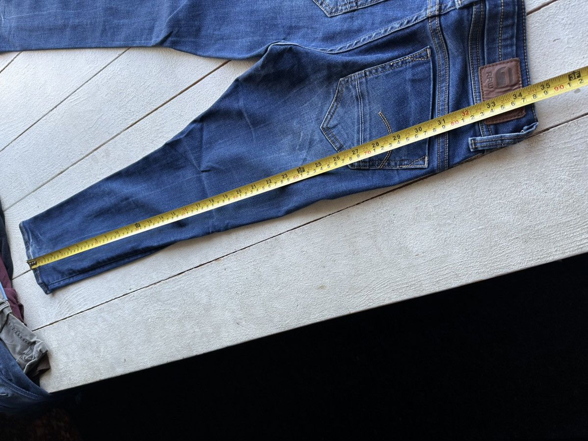 G-Star VNTG🚨G STAR RAW Jeans AVANT GARDE Washed Denim y2k Size 22" - 10 Thumbnail