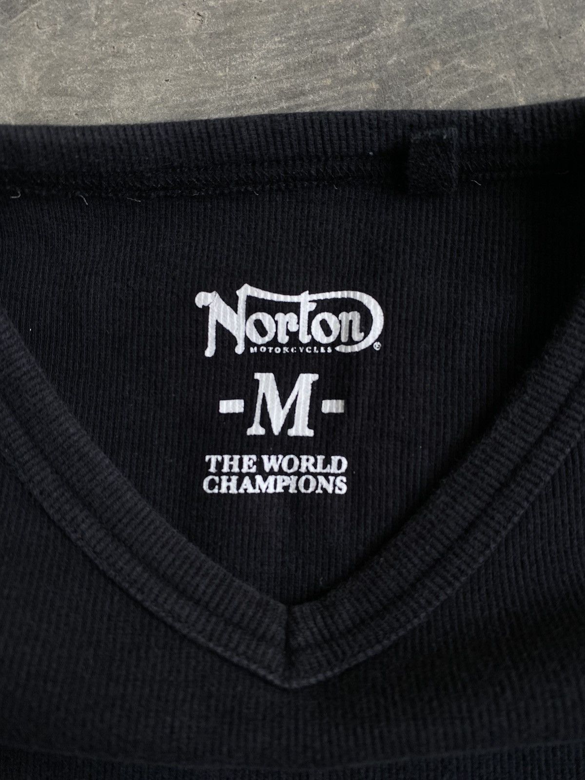 Norton × Vintage Norton Motorcycle "word champion" vintage longsleeve Size US M / EU 48-50 / 2 - 6 Thumbnail