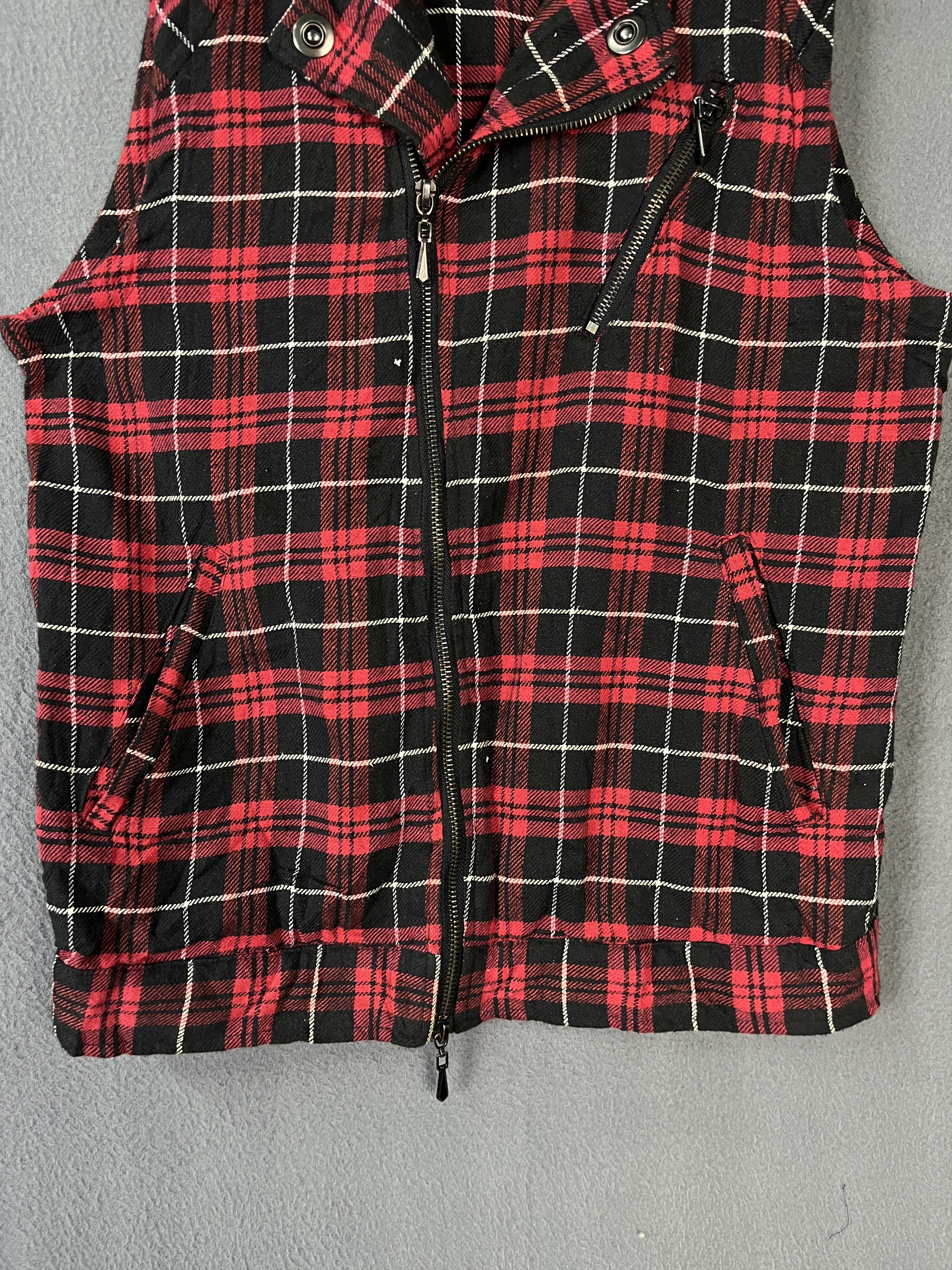 In The Attic In The Attic Homme Tartan Seditionaries Sleeveless Jacket Size US S / EU 44-46 / 1 - 4 Thumbnail