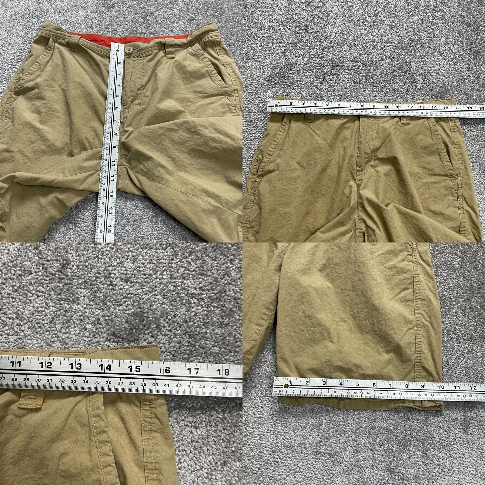 Vintage Columbia Chino Shorts Men's 32 Brown Cotton Flat Front Slash Pocket Summer Outdoor Size US 32 / EU 48 - 8 Thumbnail