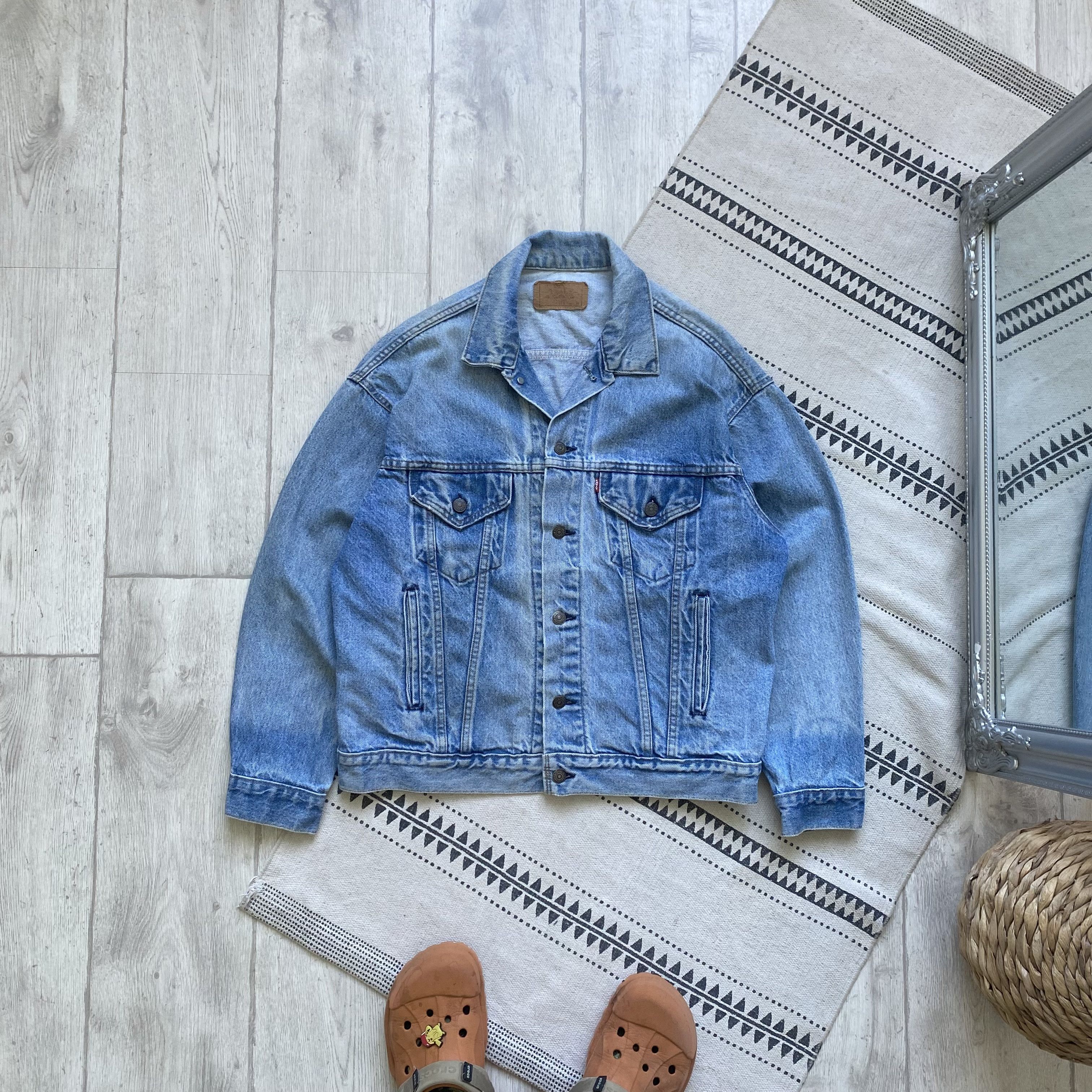Levi's Vintage Clothing Vintage 80-90s Faded Levis denim jacket Made in USA Size US M / EU 48-50 / 2 - 1 Thumbnail