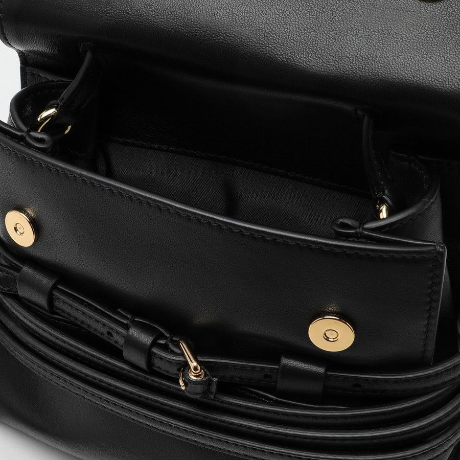 Moschino o1d2blof0924 Size: OS / Small Leather Shoulder Bag in Black Size ONE SIZE - 4 Thumbnail