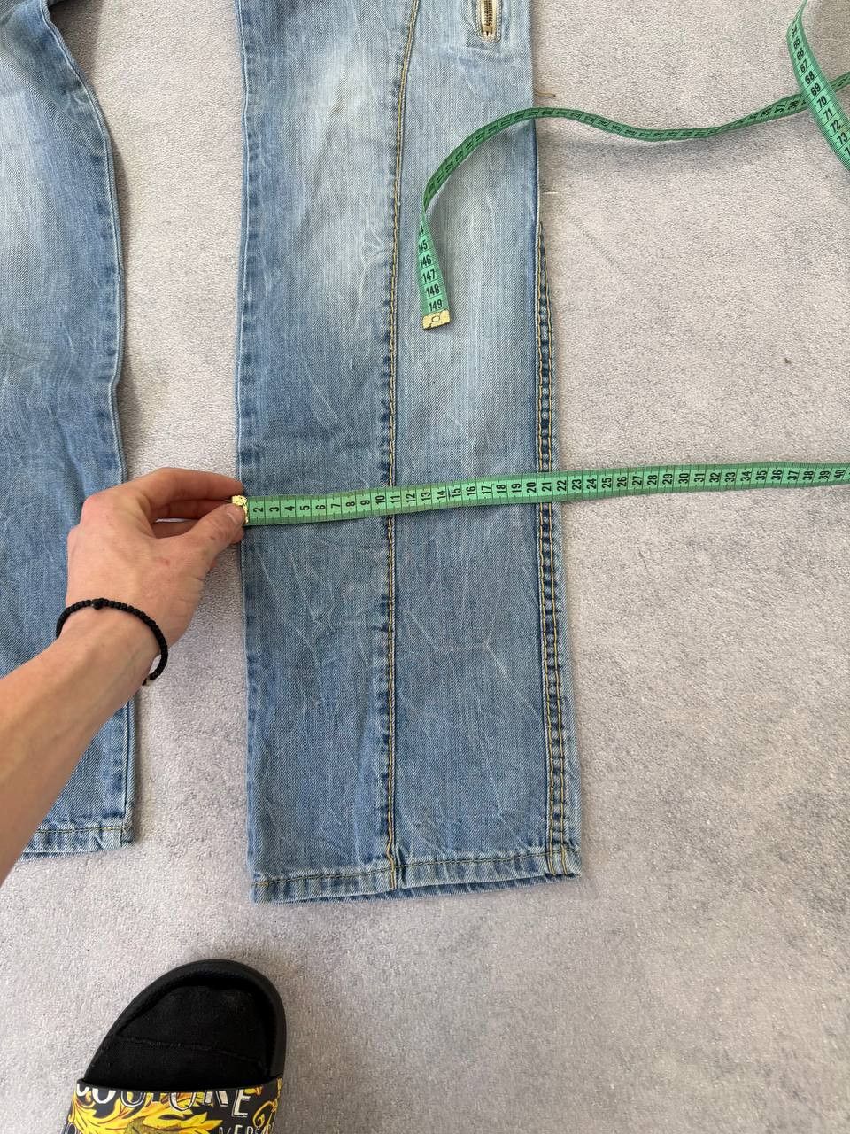 If Six Was Nine AVANT GARDE WASHED BAGGY edhardy STYLE CARGO JEANS Size US 32 / EU 48 - 16 Thumbnail