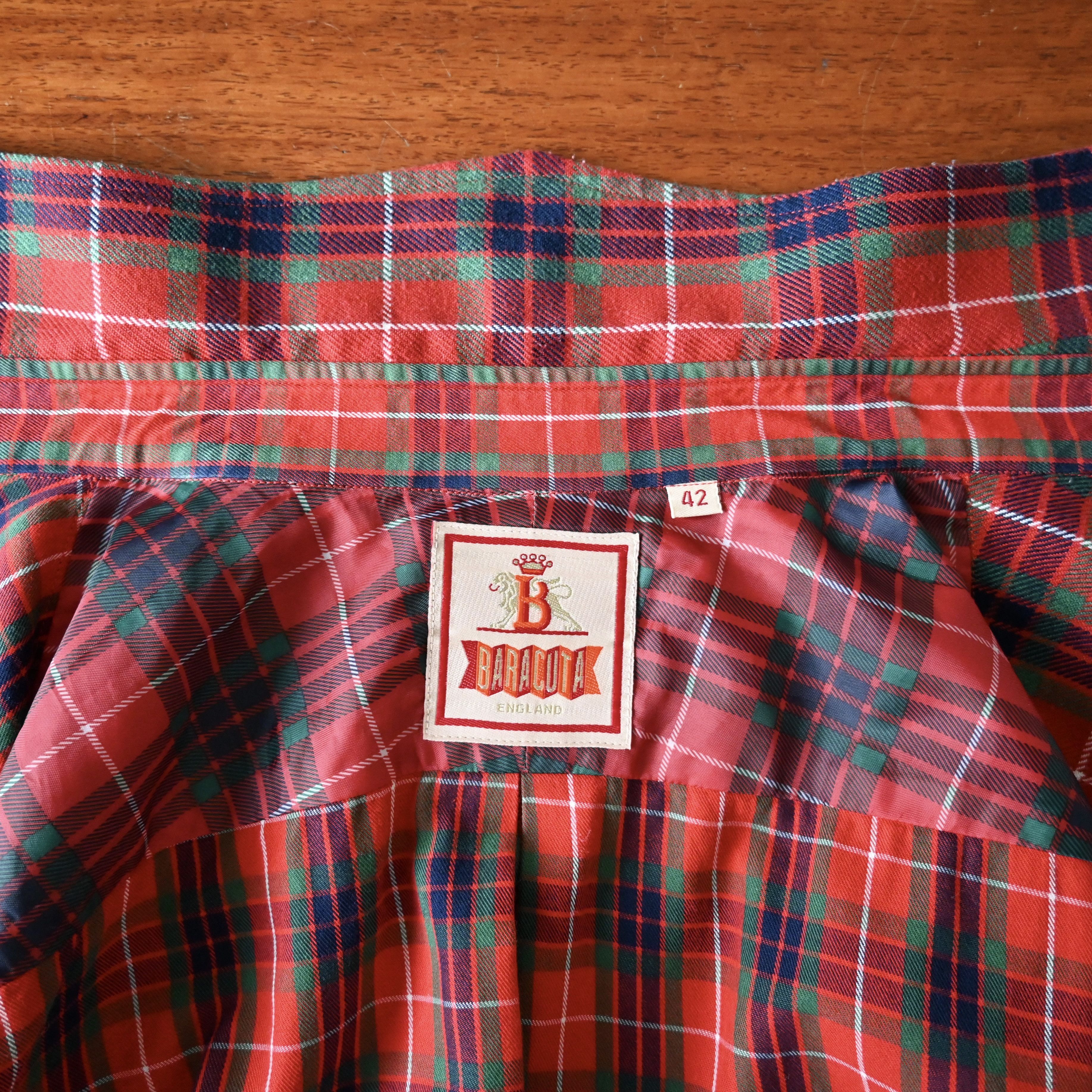 Baracuta VTG 1990s BARACUTA tartan lining fabric shirt made in Japan Size US M / EU 48-50 / 2 - 12 Thumbnail