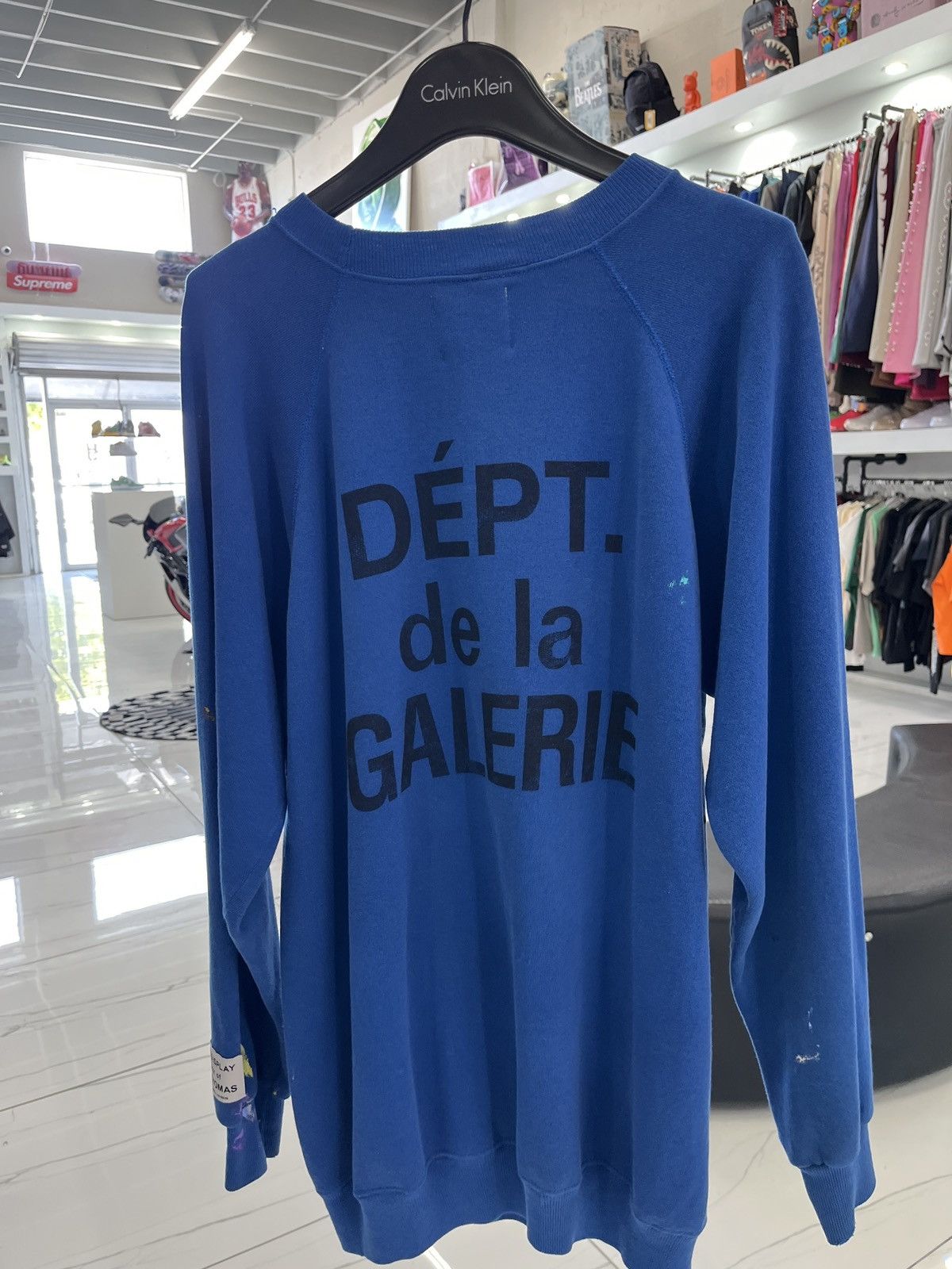 Gallery Dept. Gallery Dept. Dept De La Galerie Royal Blue Sweater Size US L / EU 52-54 / 3 - 4 Thumbnail