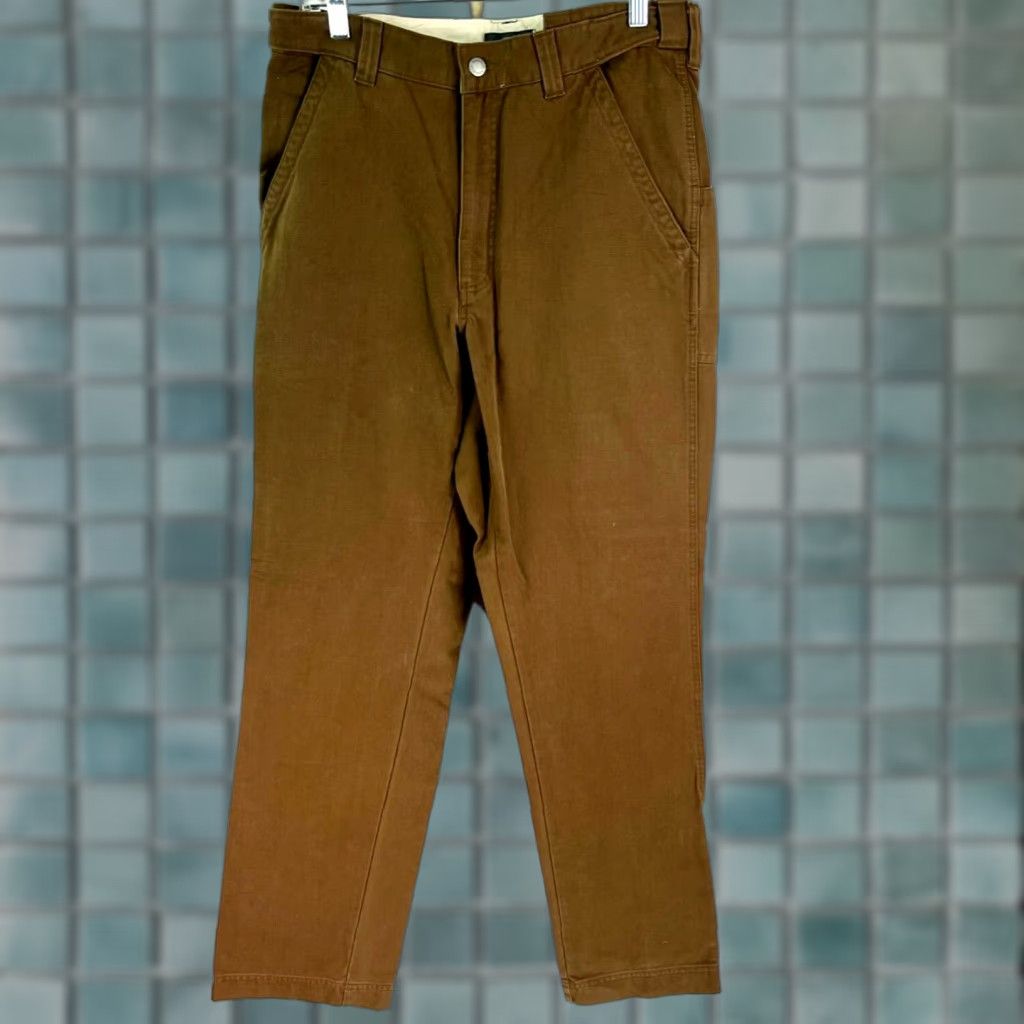 Vintage Woolrich Relaxed Fit Lined Jeans Mens 32 Brown Stretch Waist 332X32 Casual Nature Size US 32 / EU 48 - 1 Thumbnail