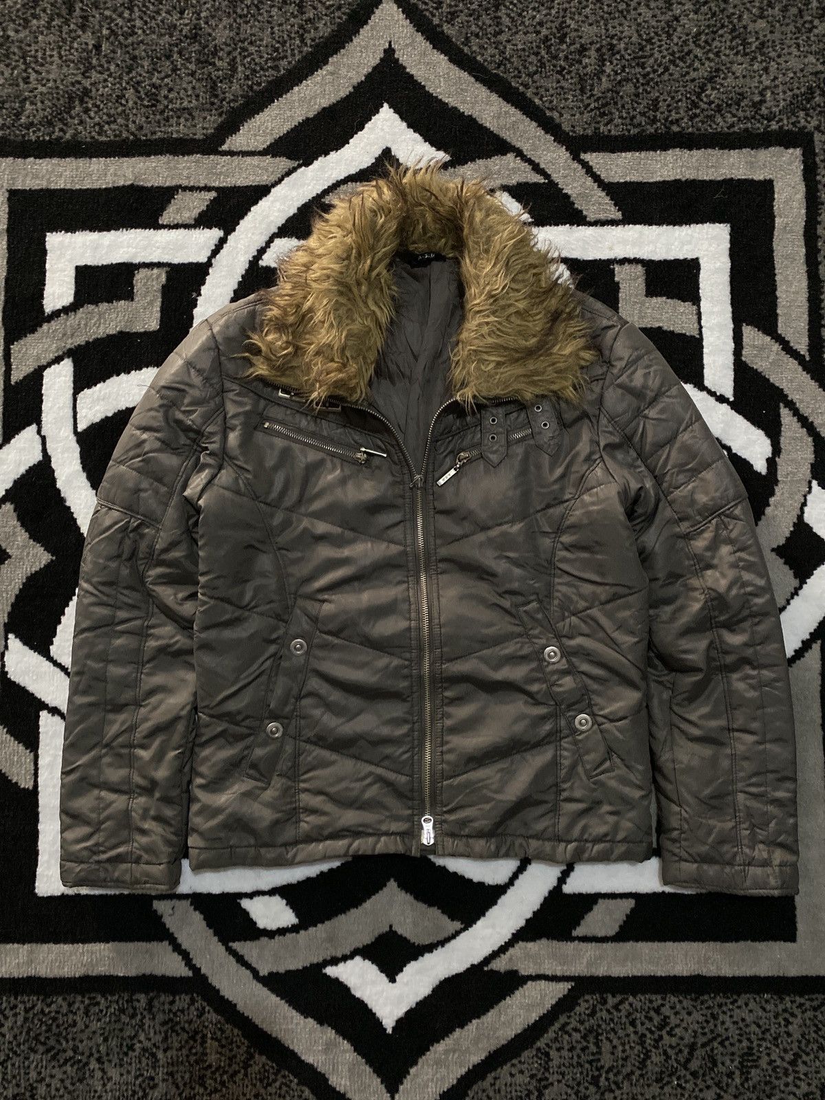ジャケット・アウター Tornado Mart Puffer Rubbit Fur Jacket Tornado Mart Puffer with Removable Fur Neck Lining – FOULMANNERED