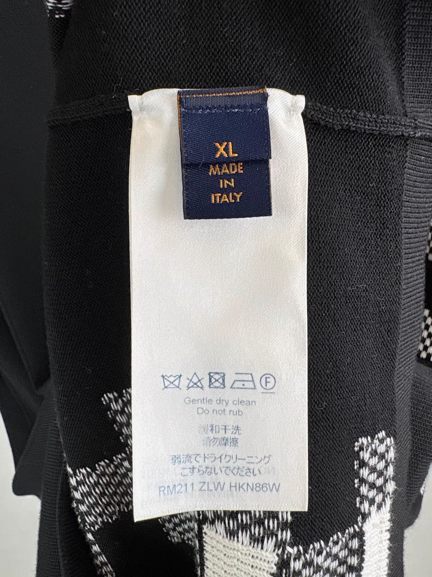 Louis Vuitton LOUIS VUITTON Racing Check Jacquard Knit Short Sleeve K1 Size US XL / EU 56 / 4 - 5 Thumbnail