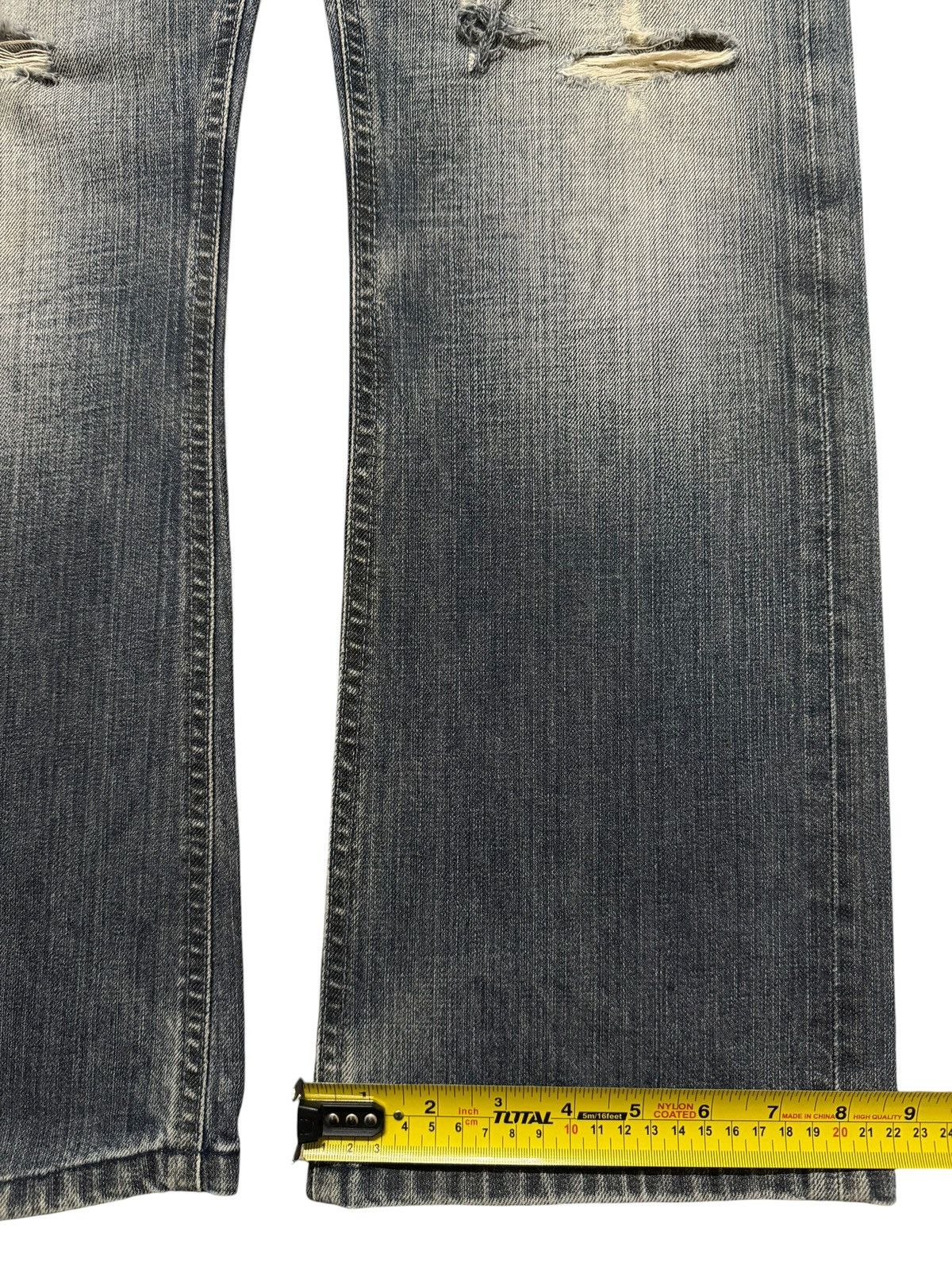 Nudie Jeans Vintage Y2K Nudie Italy Regular Ralf Faded Wash Distressed Size US 31 - 14 Thumbnail